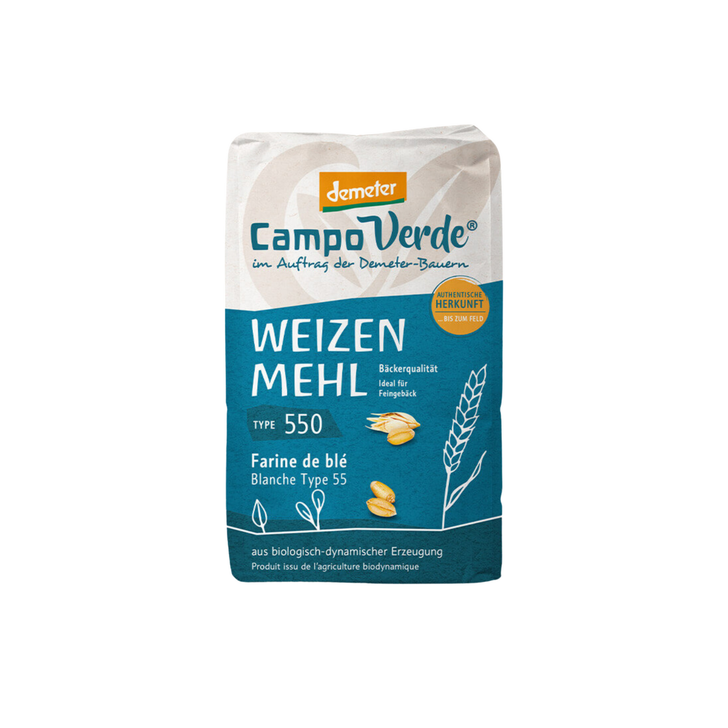 Demeter Campo Verde Weizenmehl Type 550 1kg