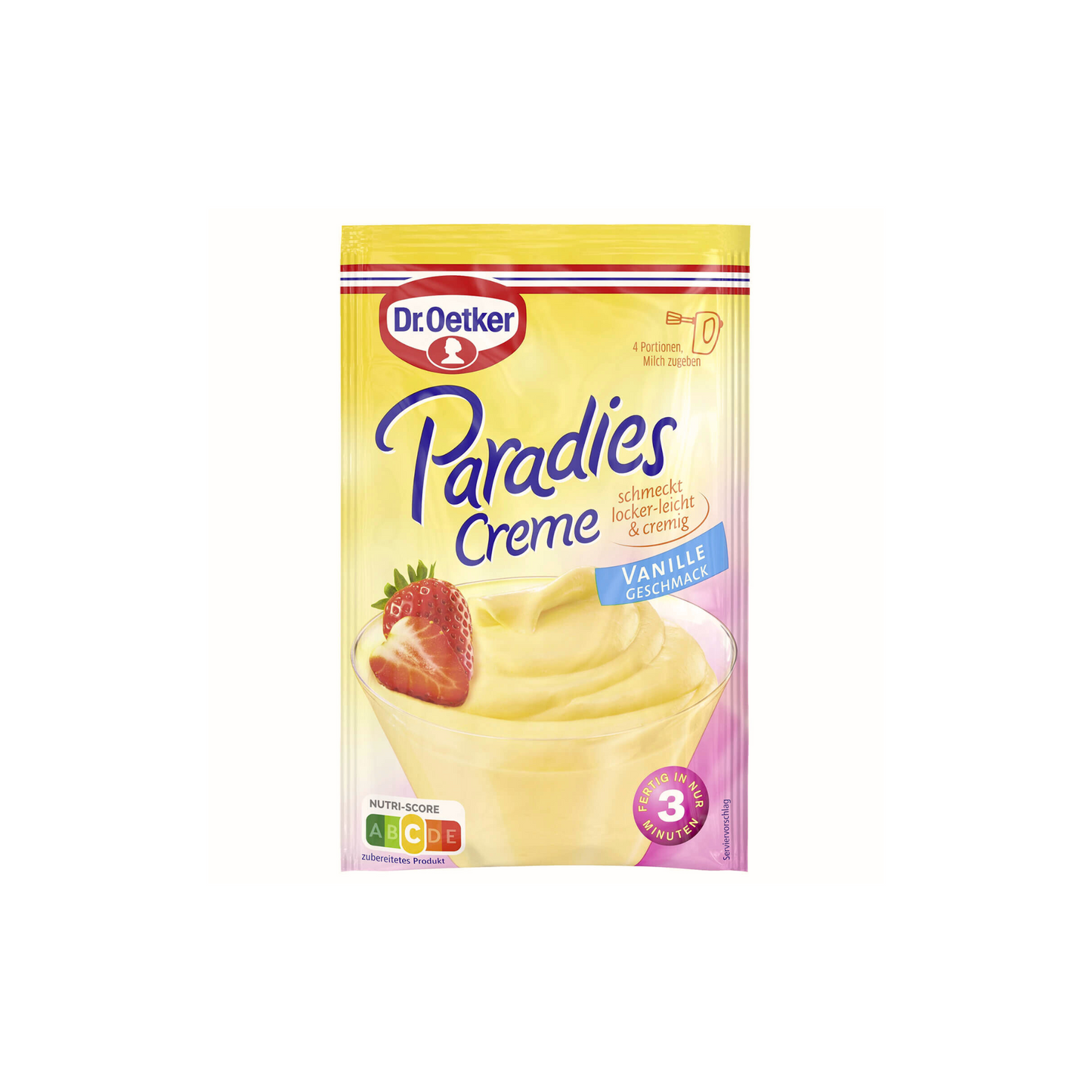 Dr.Oetker Paradies Creme Vanille für 300ml 60g
