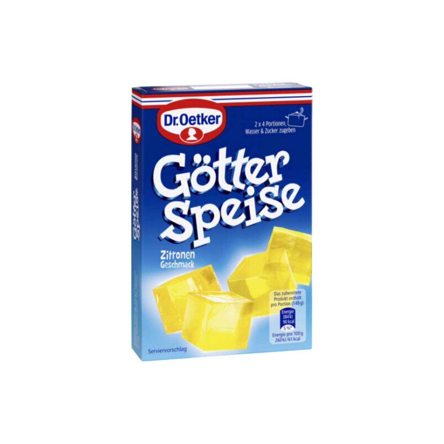 Dr.Oetker Götterspeise zum Kochen Zitronen-Geschmack für 1l 25,2g