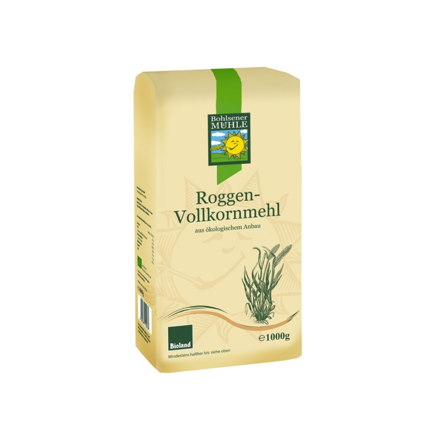 Bio Bohlsener Mühle Roggenvollkornmehl 1kg