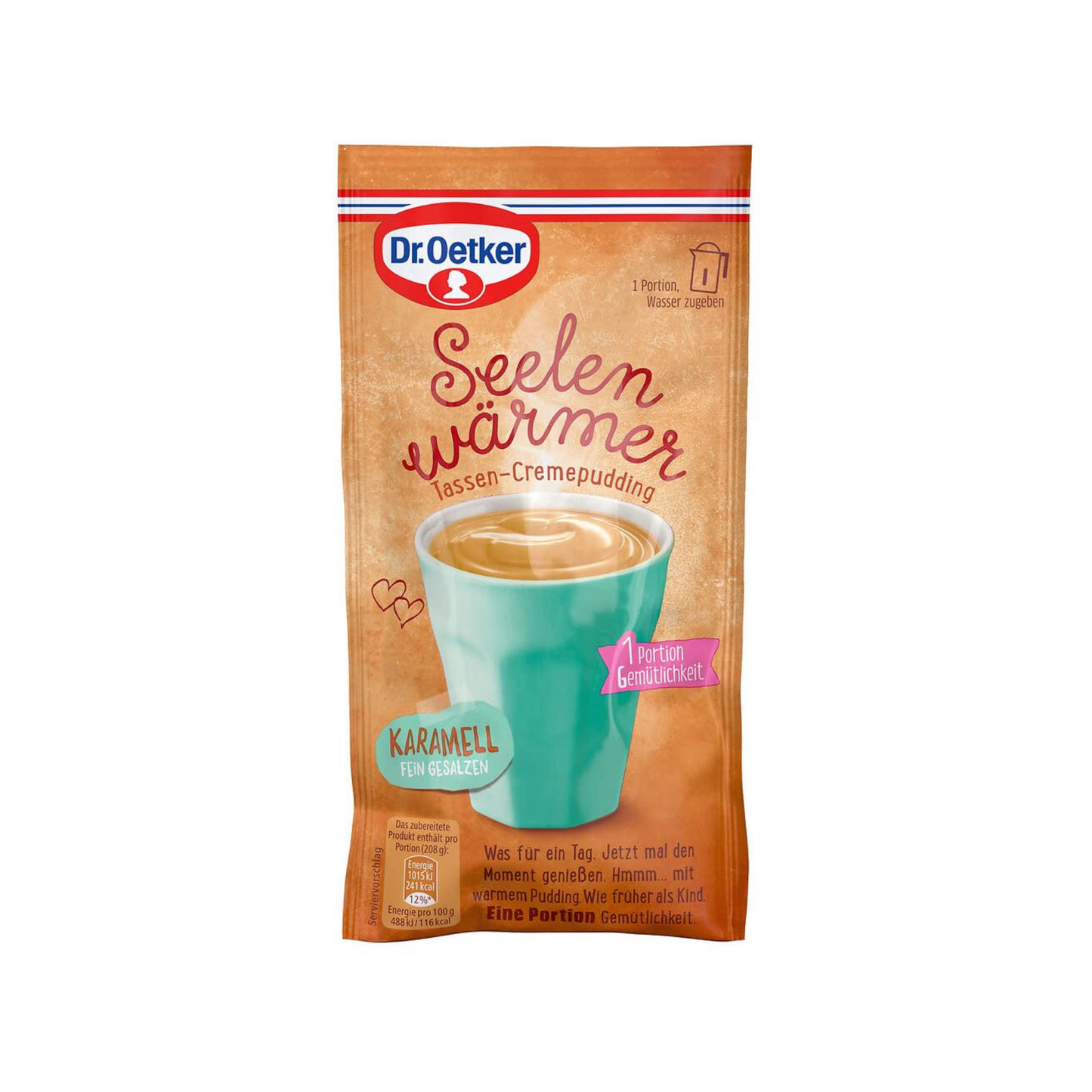 Dr.Oetker Seelenwärmer Tassenpudding Karamell für 150ml 58g