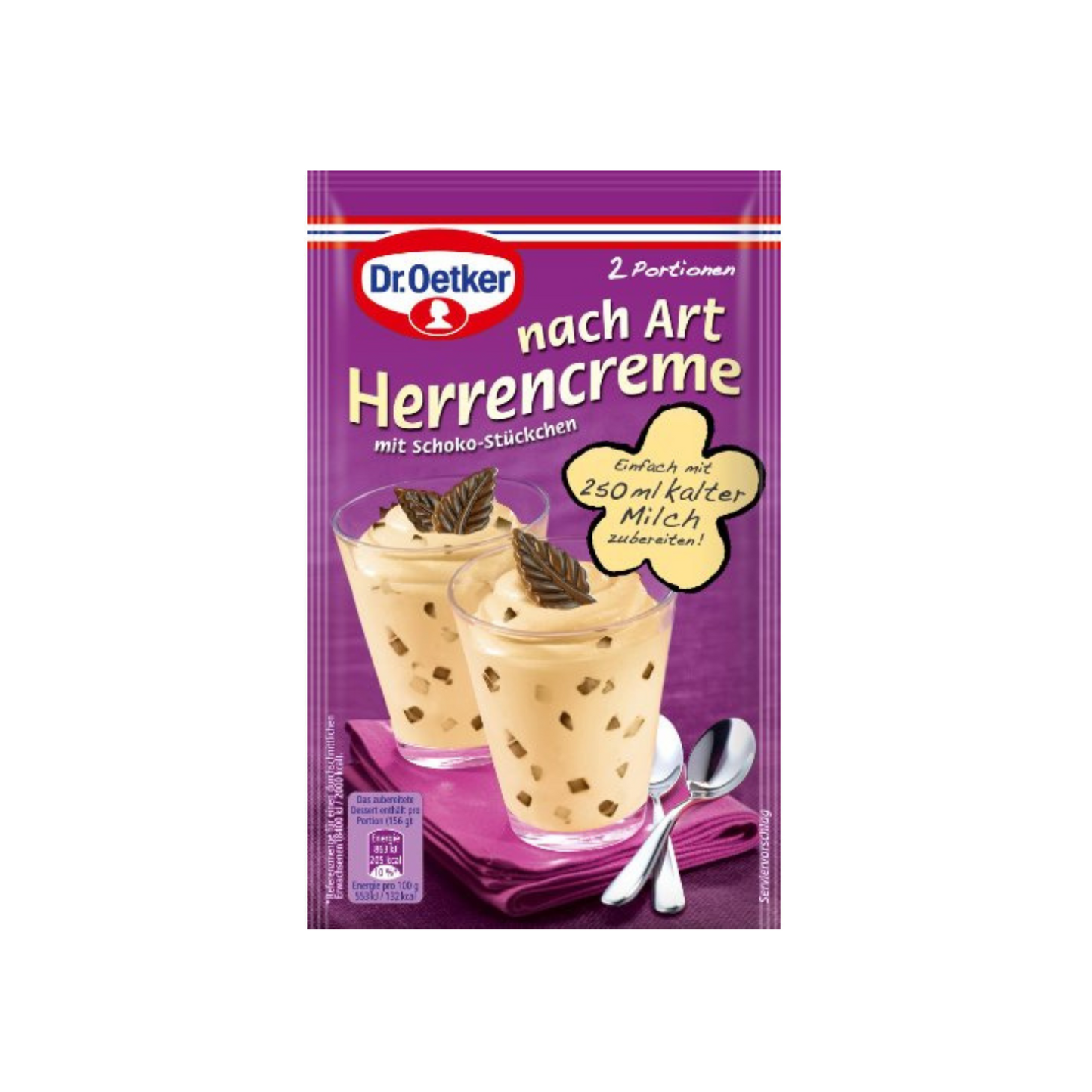 Dr.Oetker Herrencreme für 250ml 62g