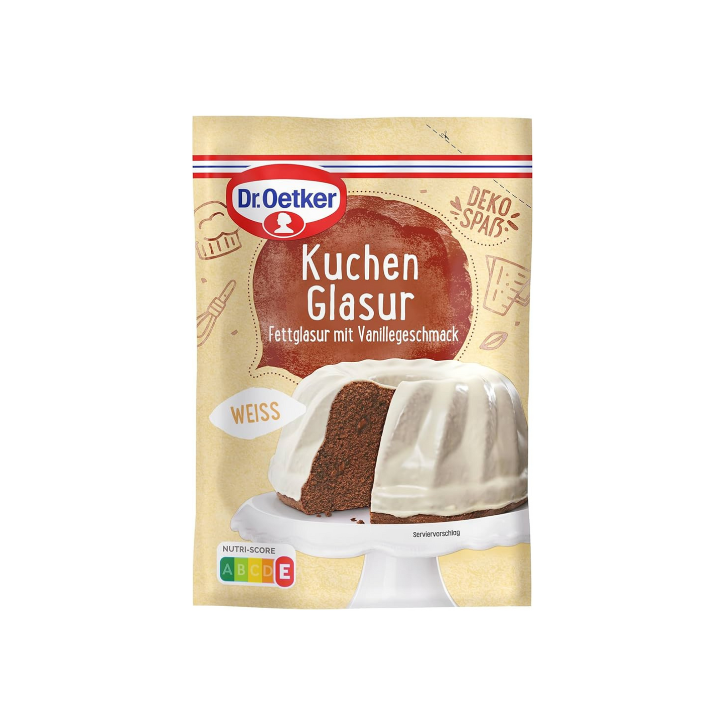 Dr.Oetker Kuchenglasur weiß 150g