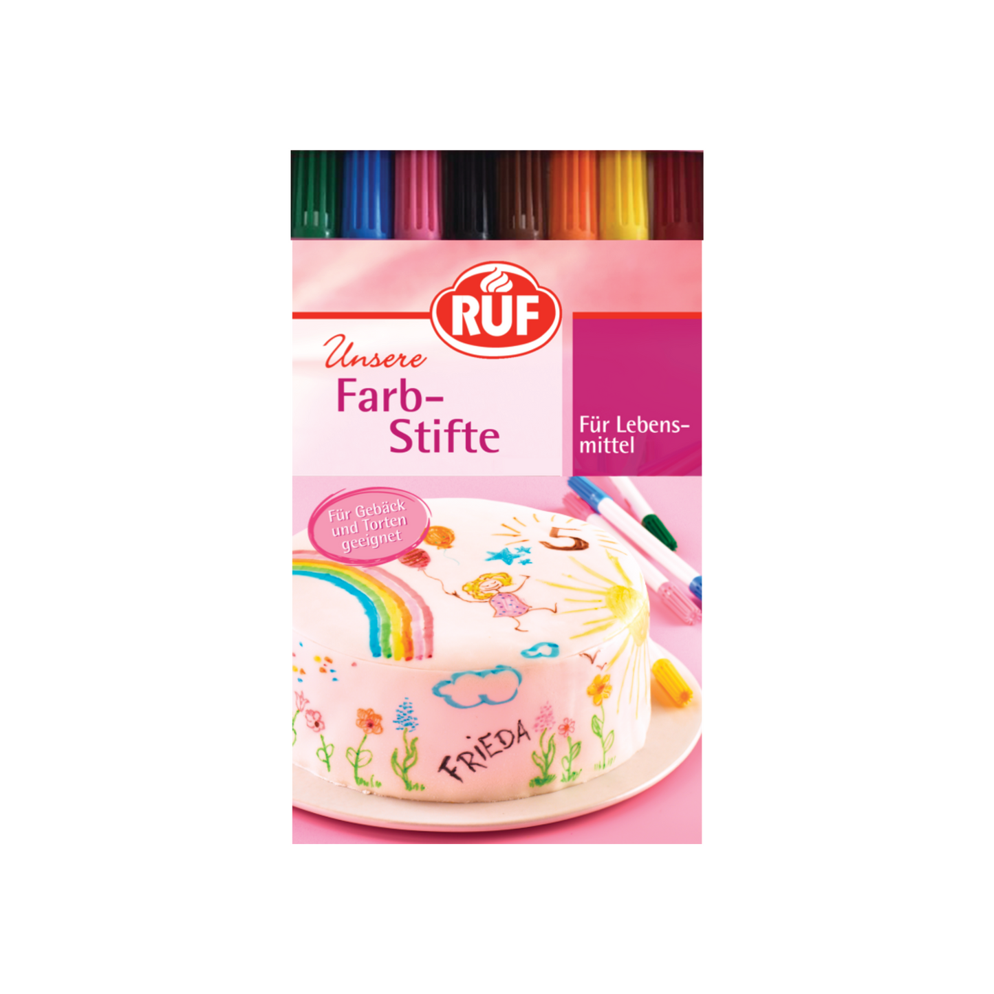 RUF Lebensmittel Filzstifte 8ST 16g