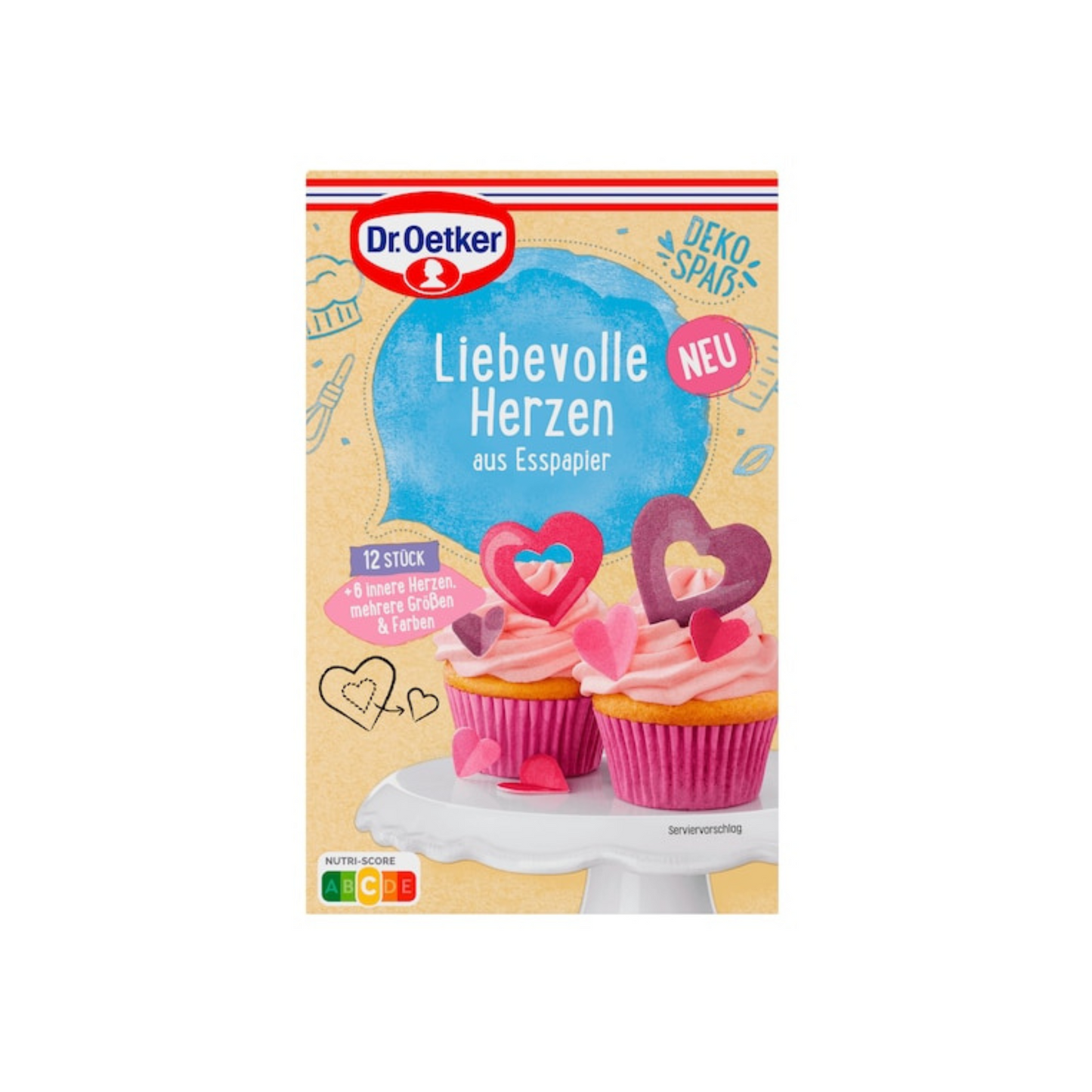 Dr.Oetker Liebevolle Herzen 12ST