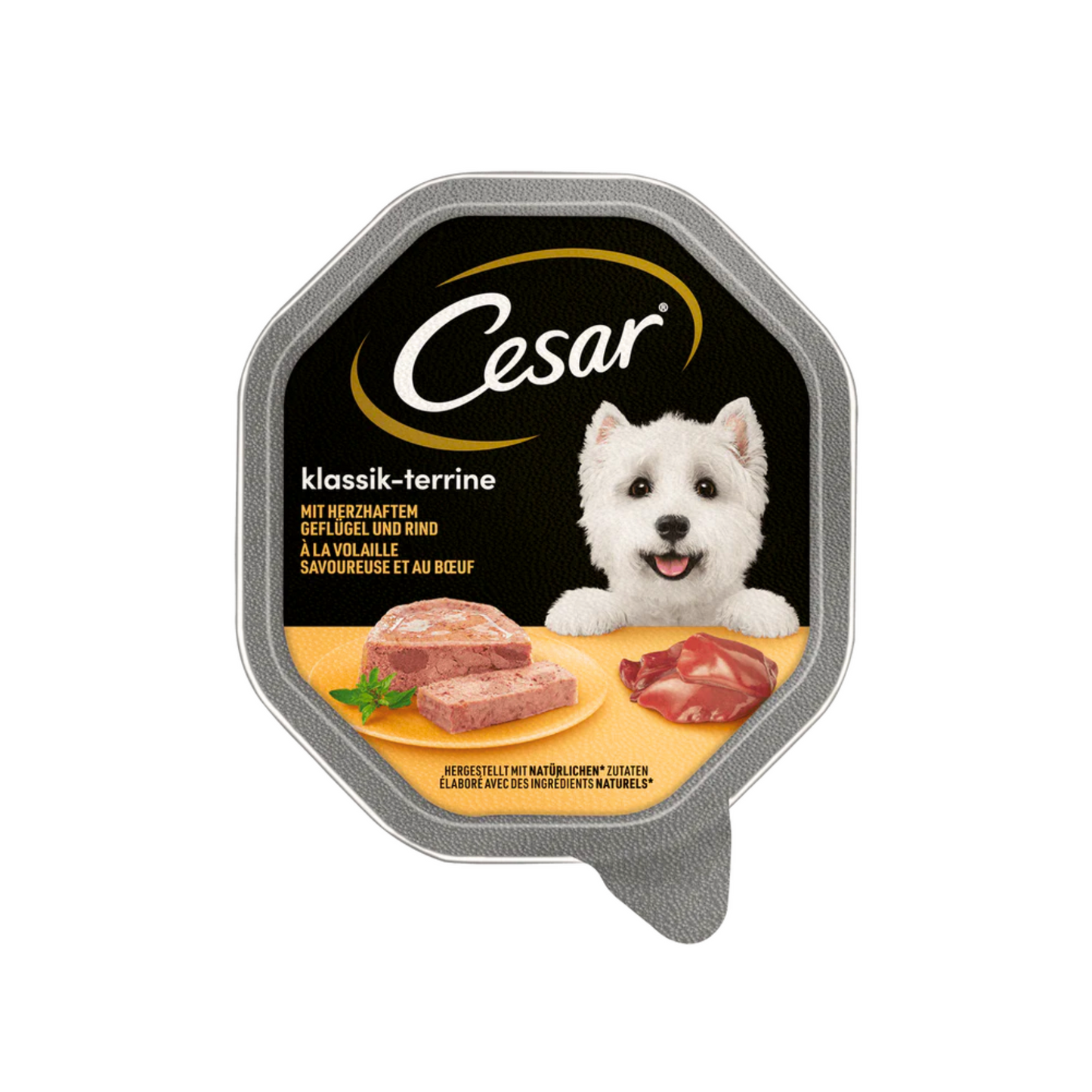 Cesar Klassik-Terrine mit Geflügel und Rind 150g