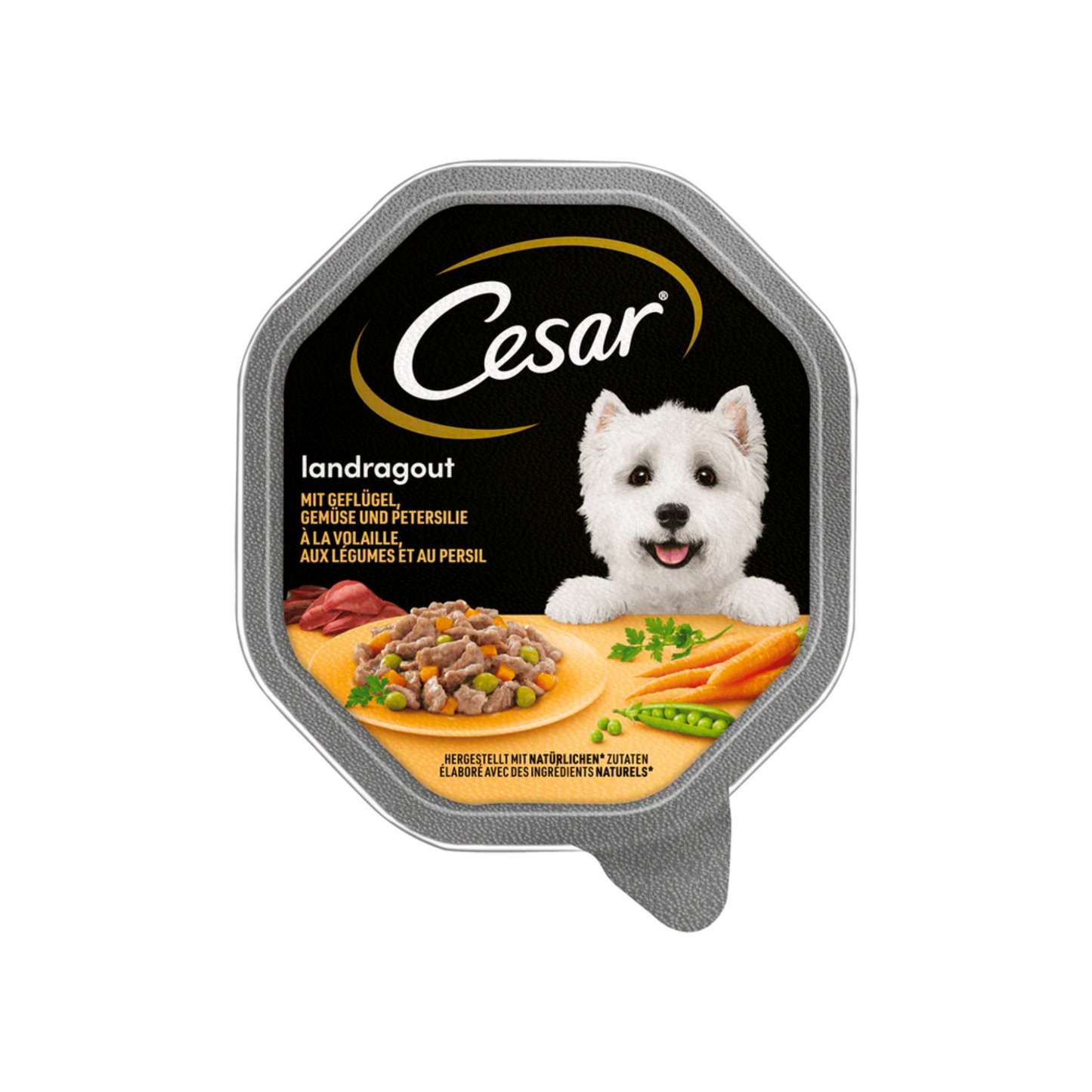 Cesar Landragout Geflügel und Gemüse 150g