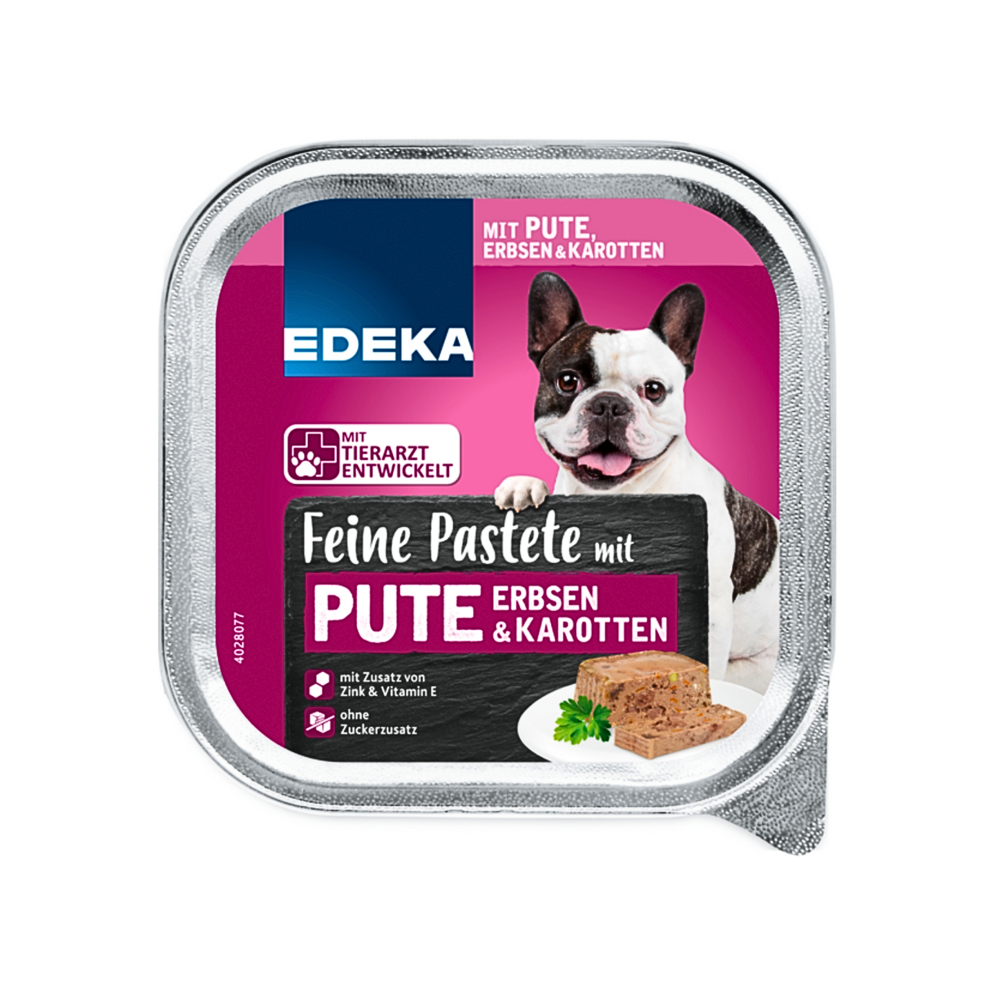 EDEKA Herzstücke Feine Pastete mit Pute,Erbsen und Karotten 300g