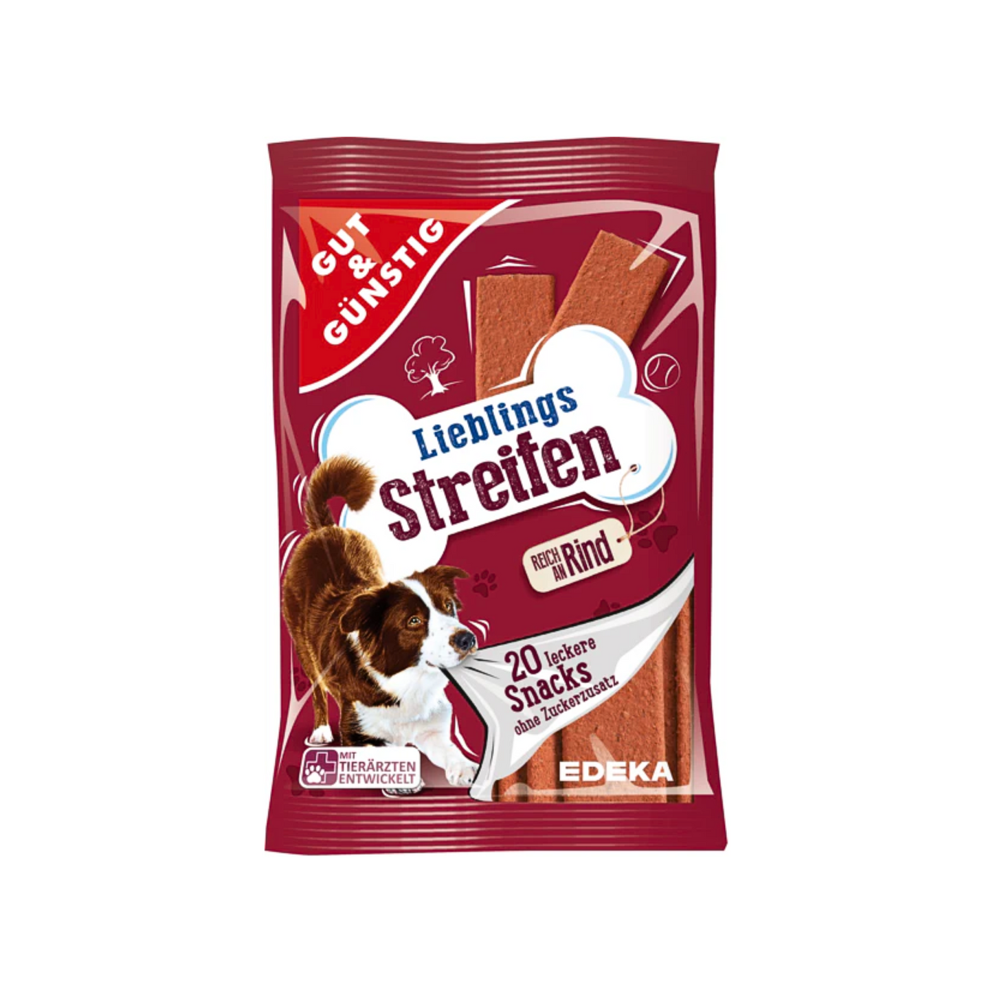 GUT&GÜNSTIG Fleischstreifen mit Rind 20ST