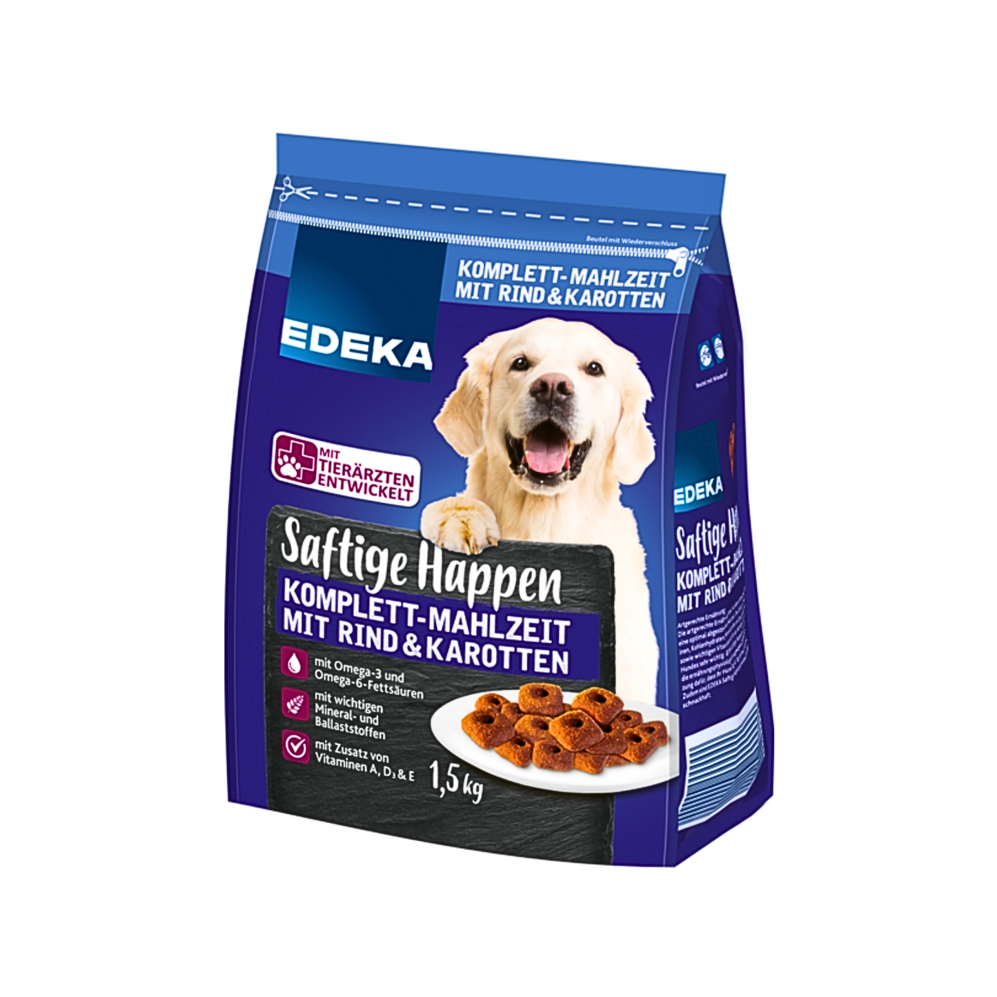 EDEKA Herzstücke Saftige Happen mit Rind und Karotten 1,5kg