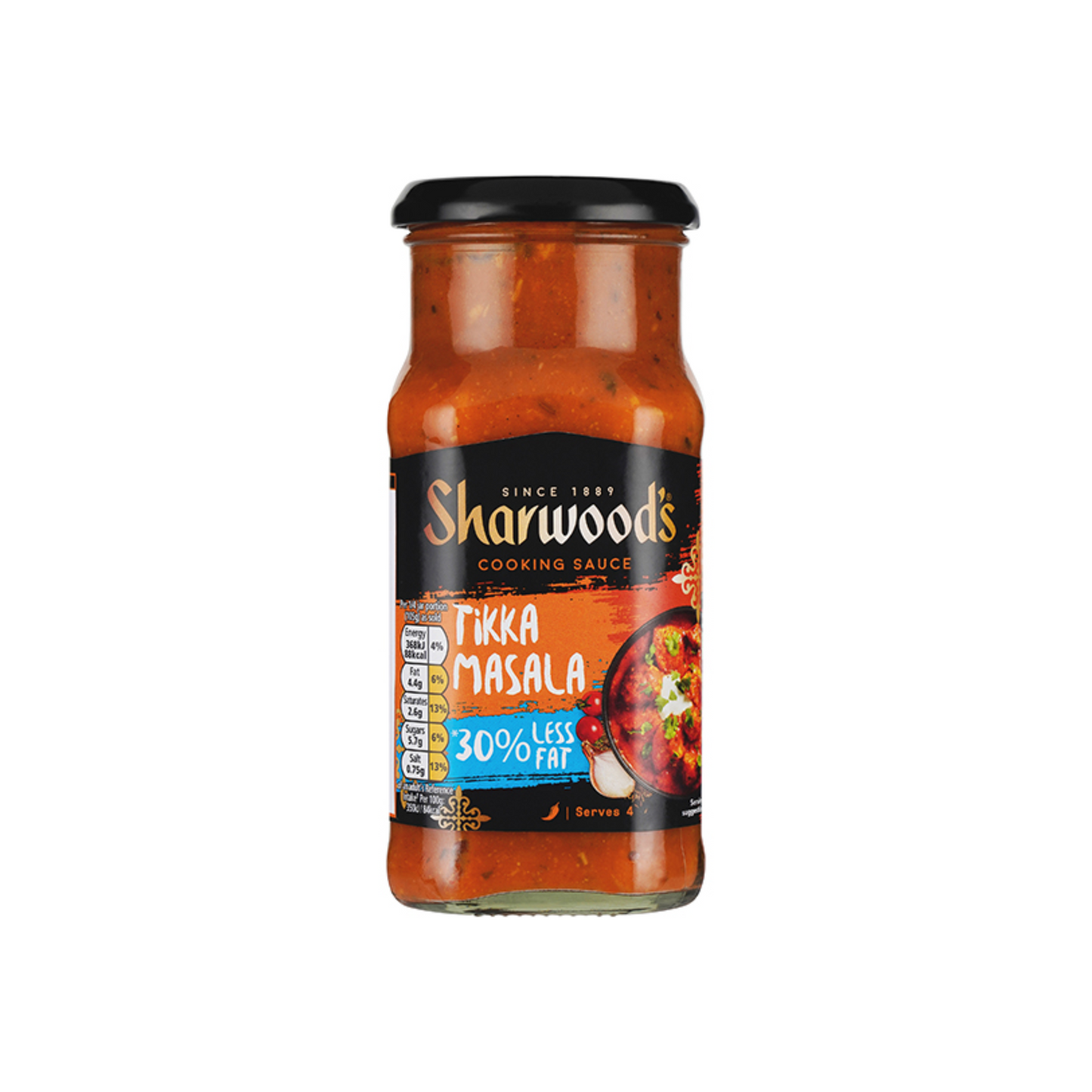 Sharwood's Tikka Masala Kochsauce scharf fettreduziert 420g
