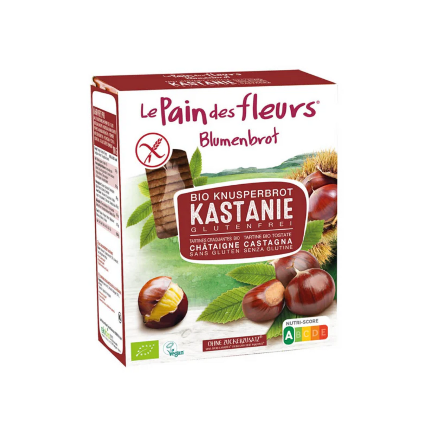 Bio Blumenbrot Kastanie 150g