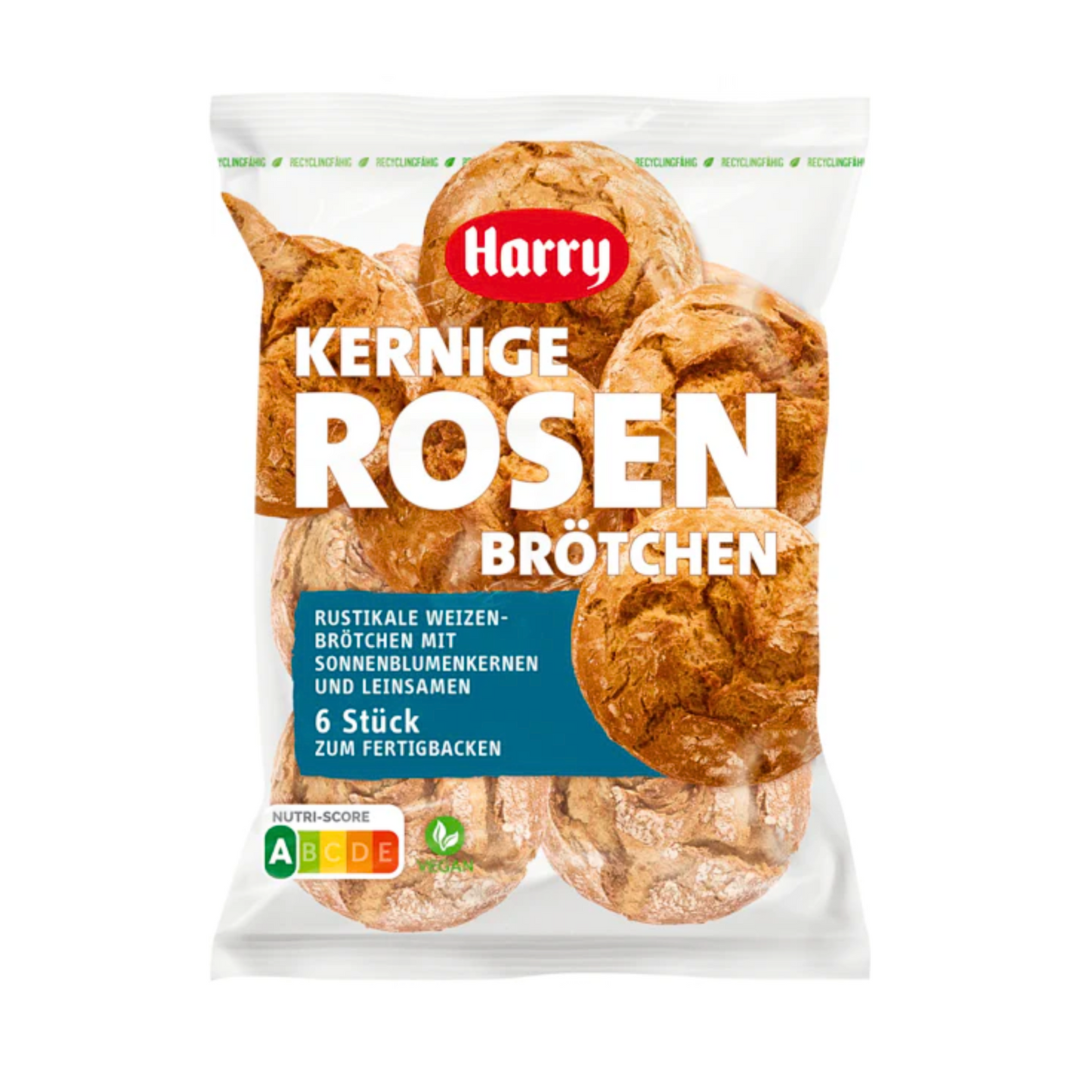 Harry Rosenbrötchen kernig zum Fertigbacken 6ST 510g