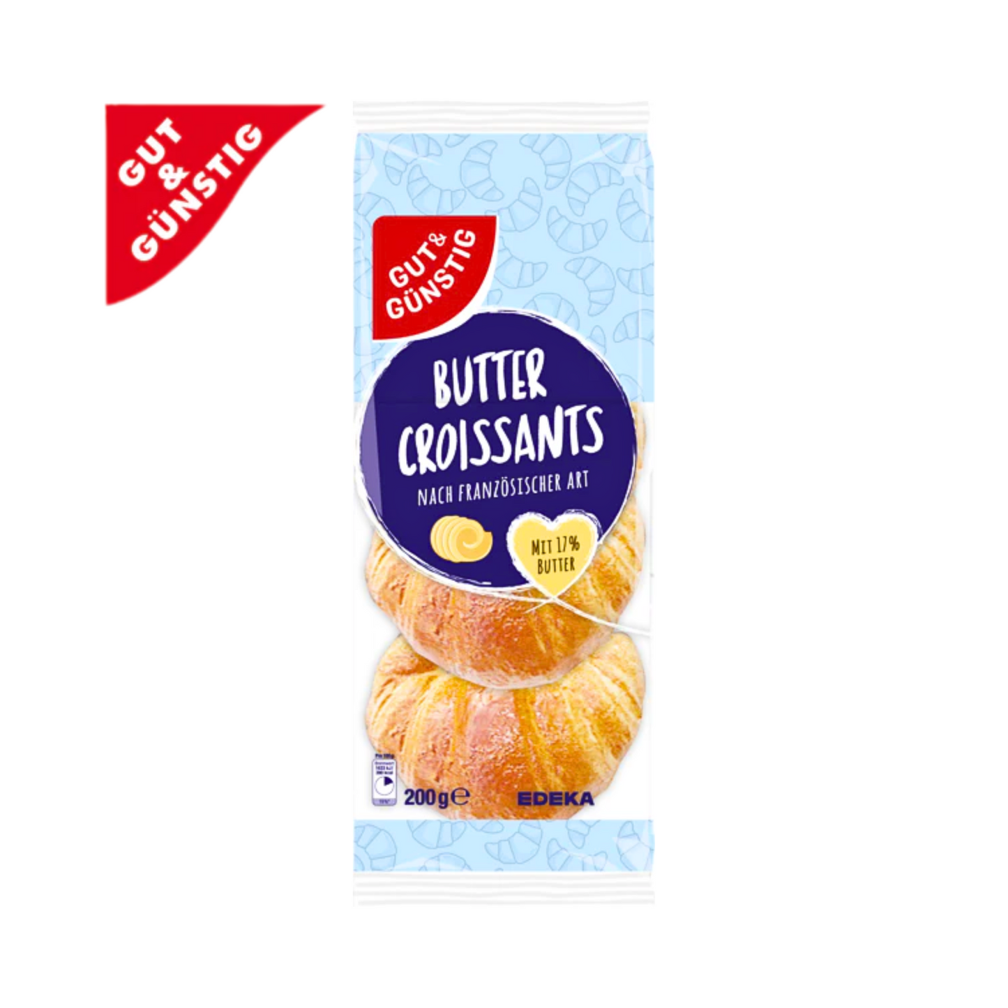 GUT&GÜNSTIG Buttercroissants 200g