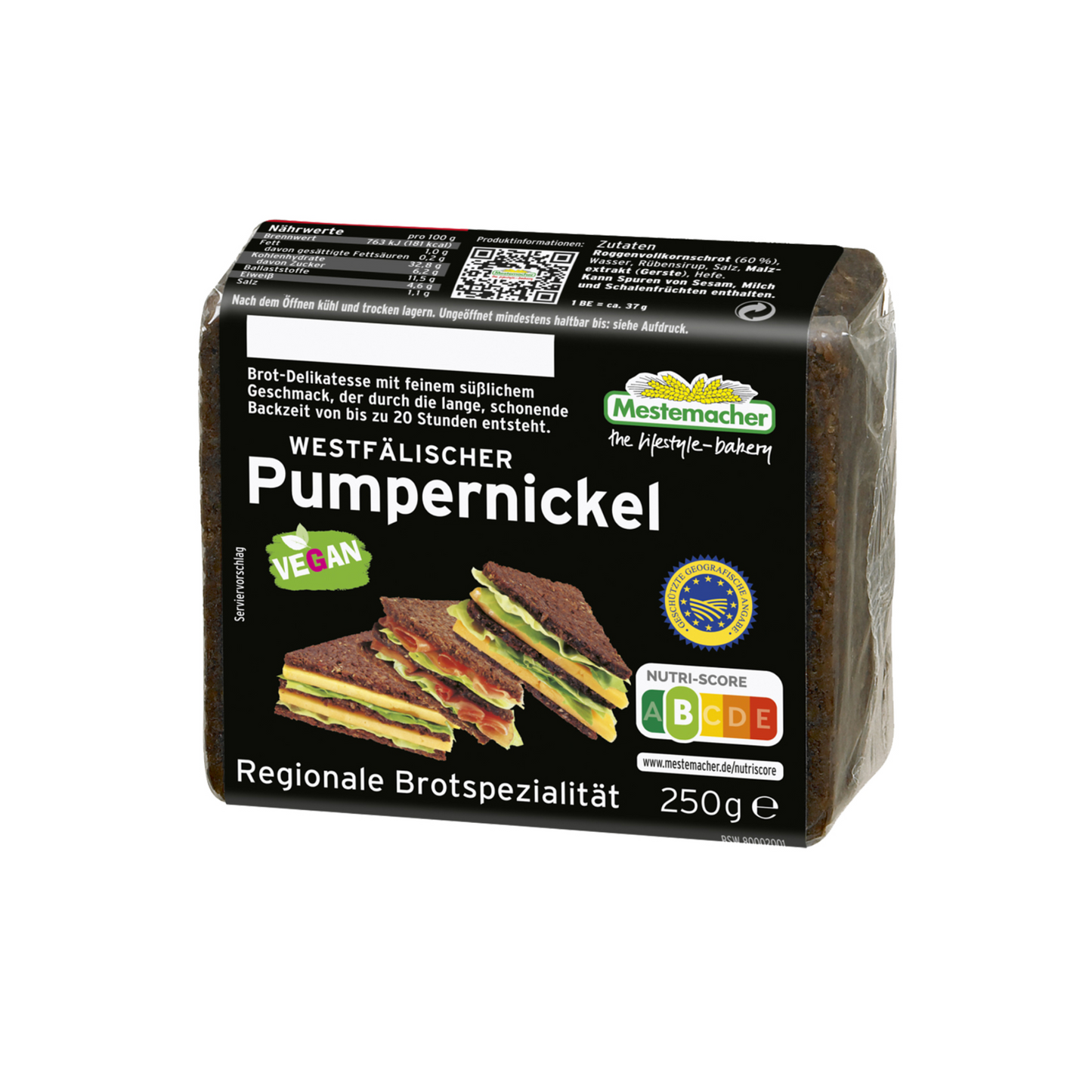 Mestemacher Westfälischer Pumpernickel 250g