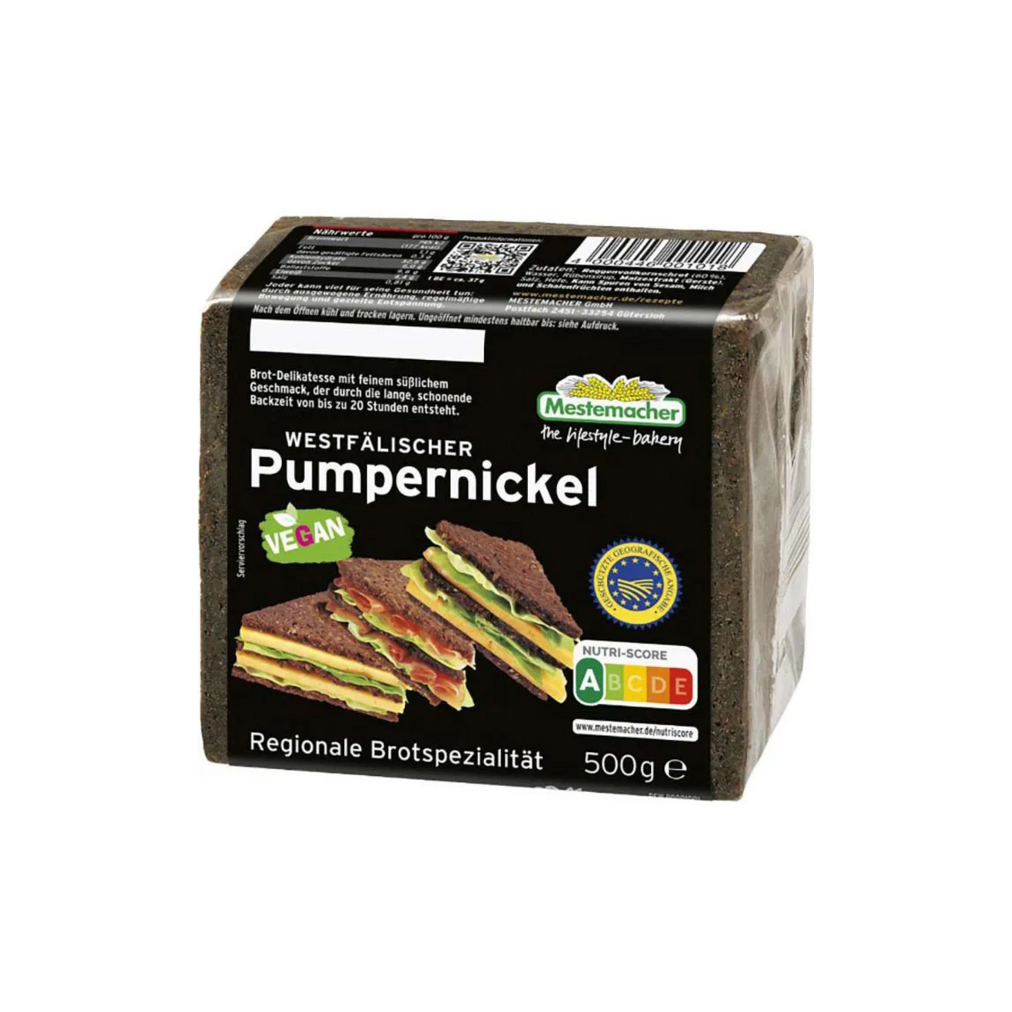 Mestemacher Westfälischer Pumpernickel 500g