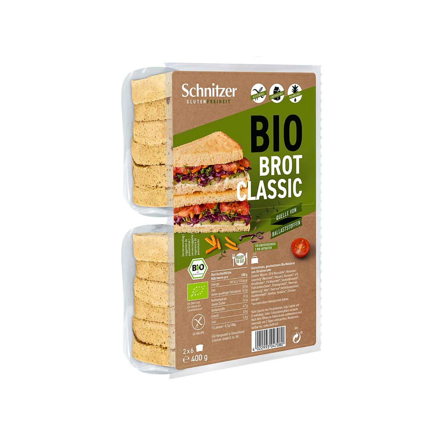 Bio Schnitzer Brot classic 400g