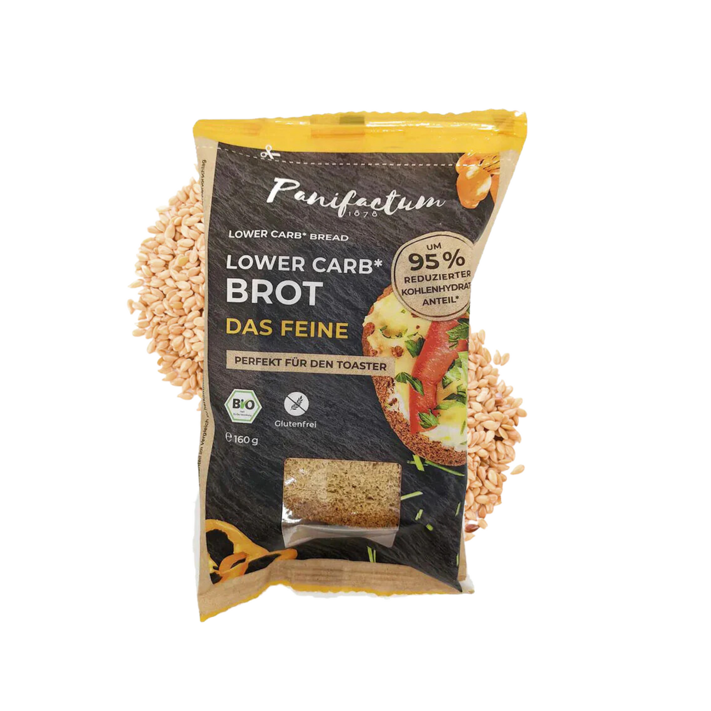 Bio Panifactum Low Carb Brot Das Feine 160g