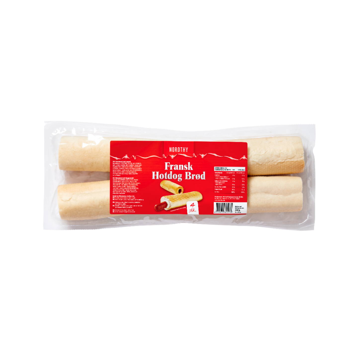Fransk Hotdog Brod 240g