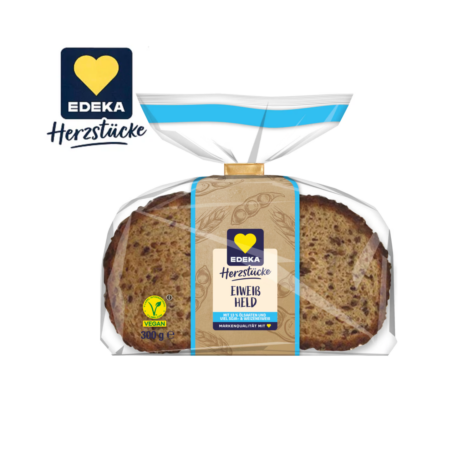 EDEKA Herzstücke Eiweißheld Brot 300g