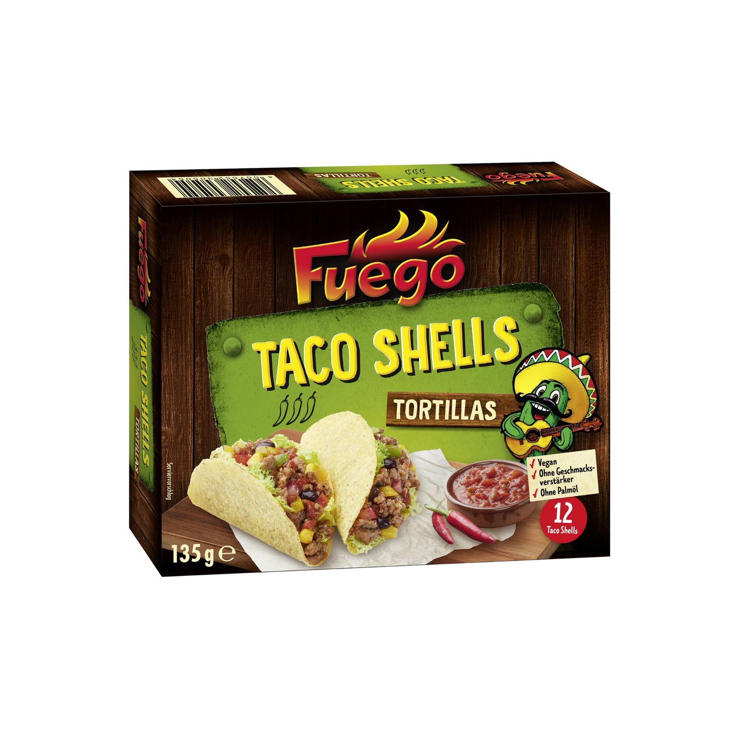 Fuego 12 Taco Shells 135g