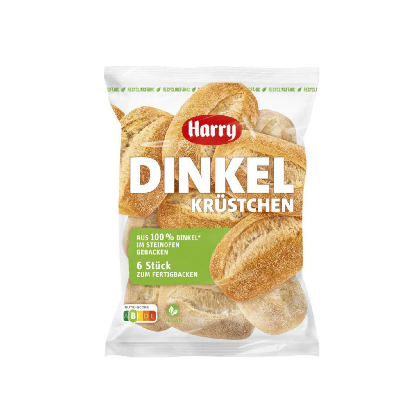 Harry Dinkel Krüstchen zum Fertigbacken 6ST 480g