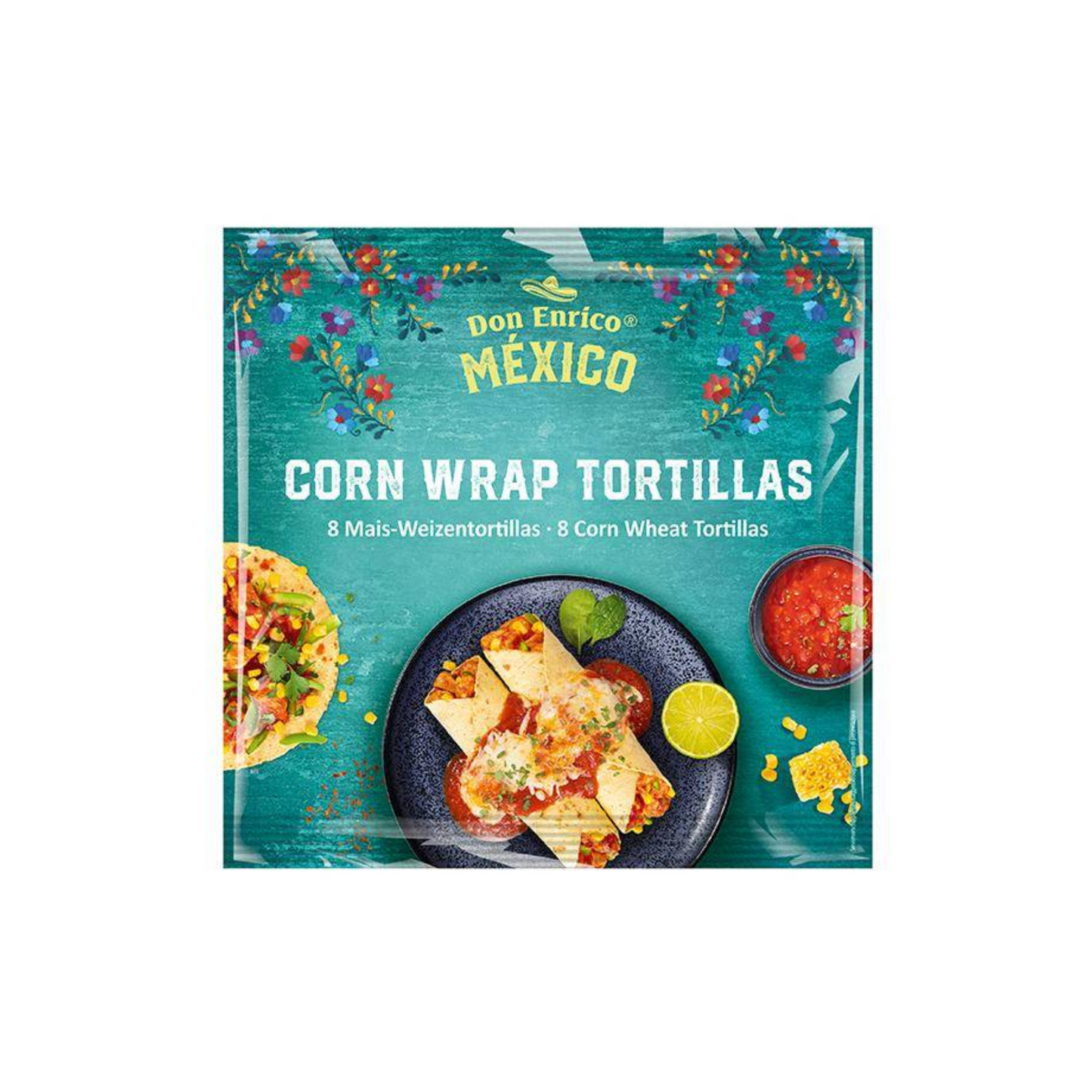 Don Enrico Corn Wrap Tortillas Mais-Weizentortillas 8ST 320g