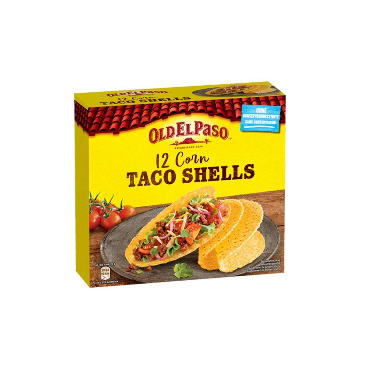 Old el Paso Taco Shells 12ST 156g