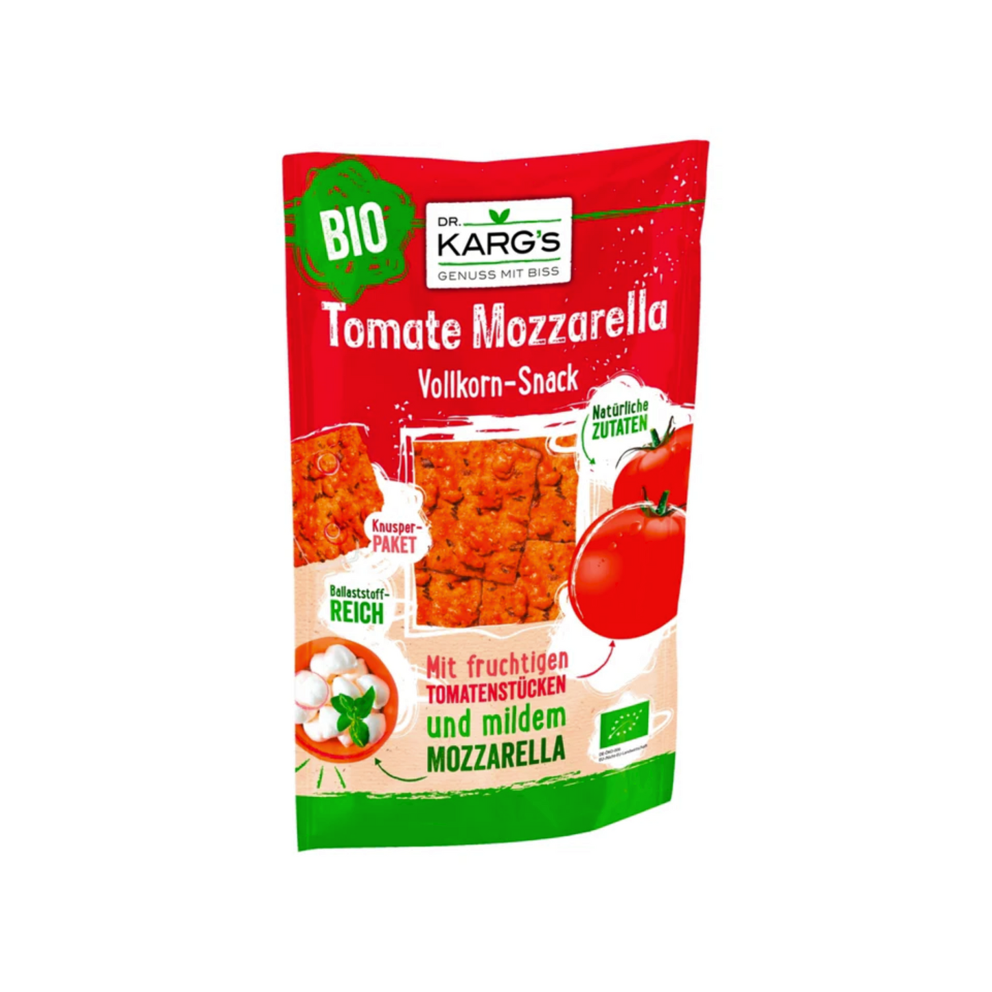 Bio Dr.Karg Snack Tomate Mozzarella Vollkorn-Snack 110g