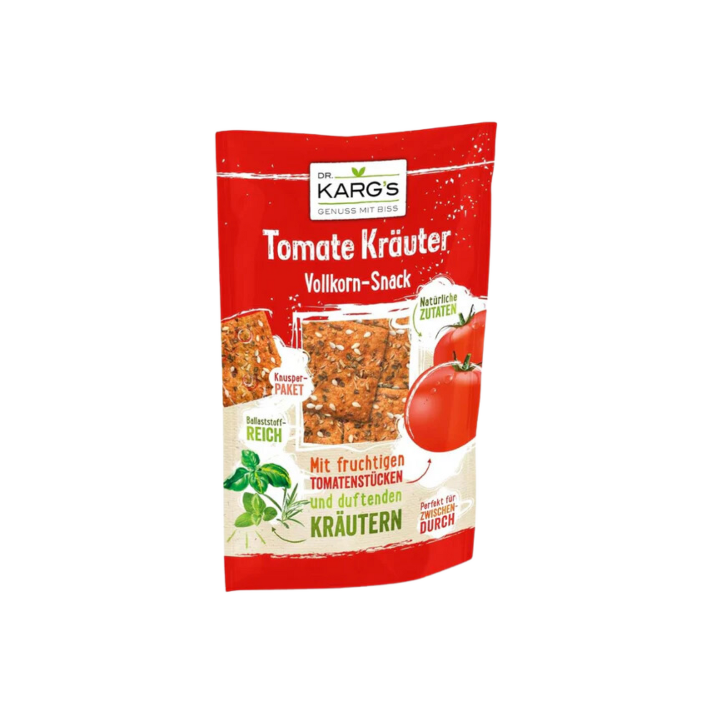 Dr.Karg Knäcke Tomaten Kräuter Vollkorn-Snack 110g
