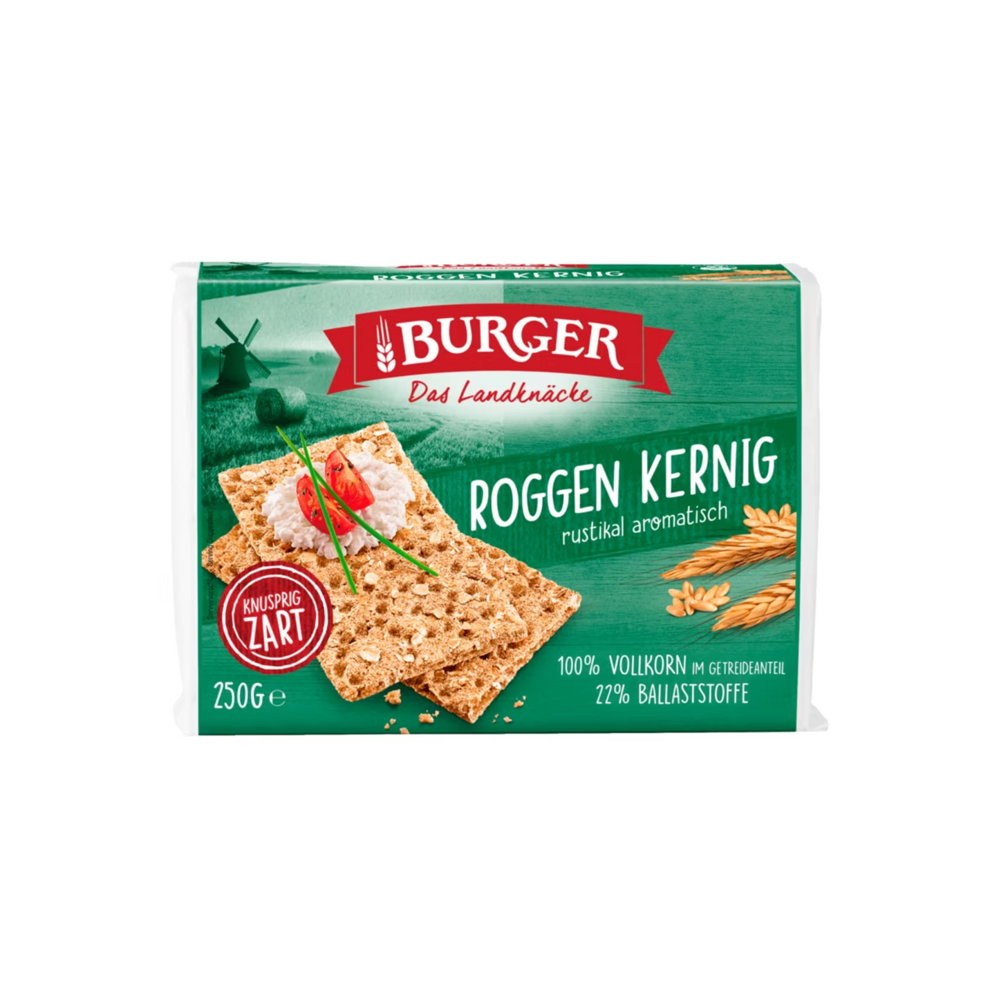 Burger Roggenvollkorn-Knäcke 250g