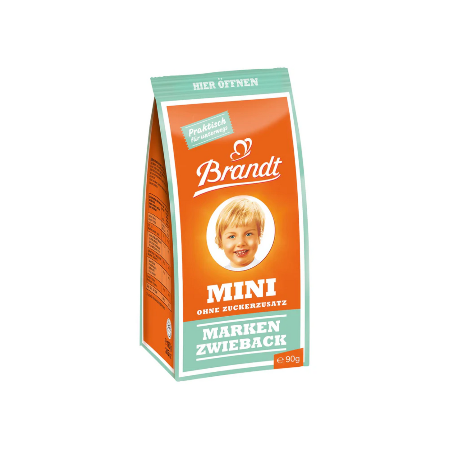 Brandt Mini Markenzwieback ohne Zuckerzusatz 90g