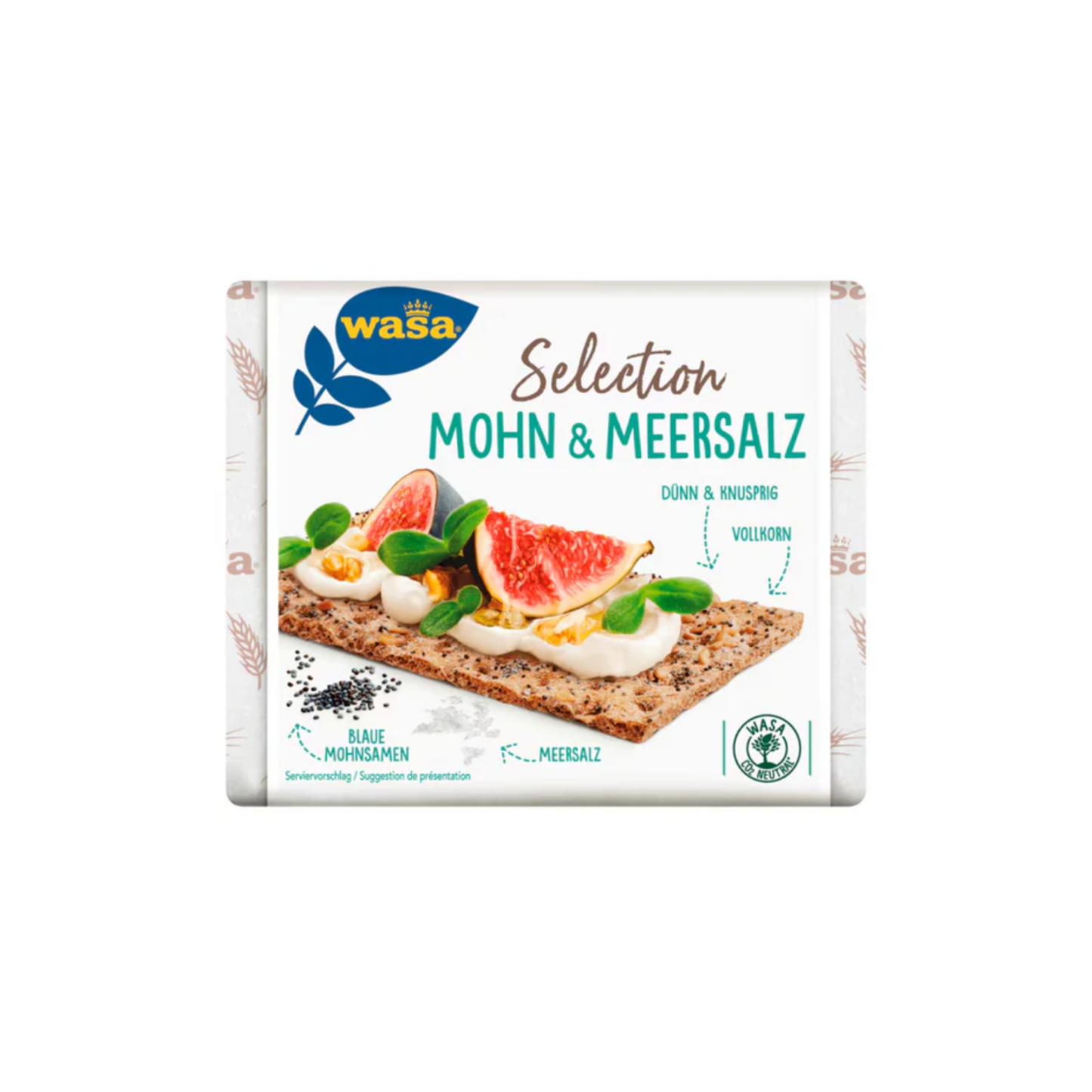 Wasa Mohn & Meersalz 245g