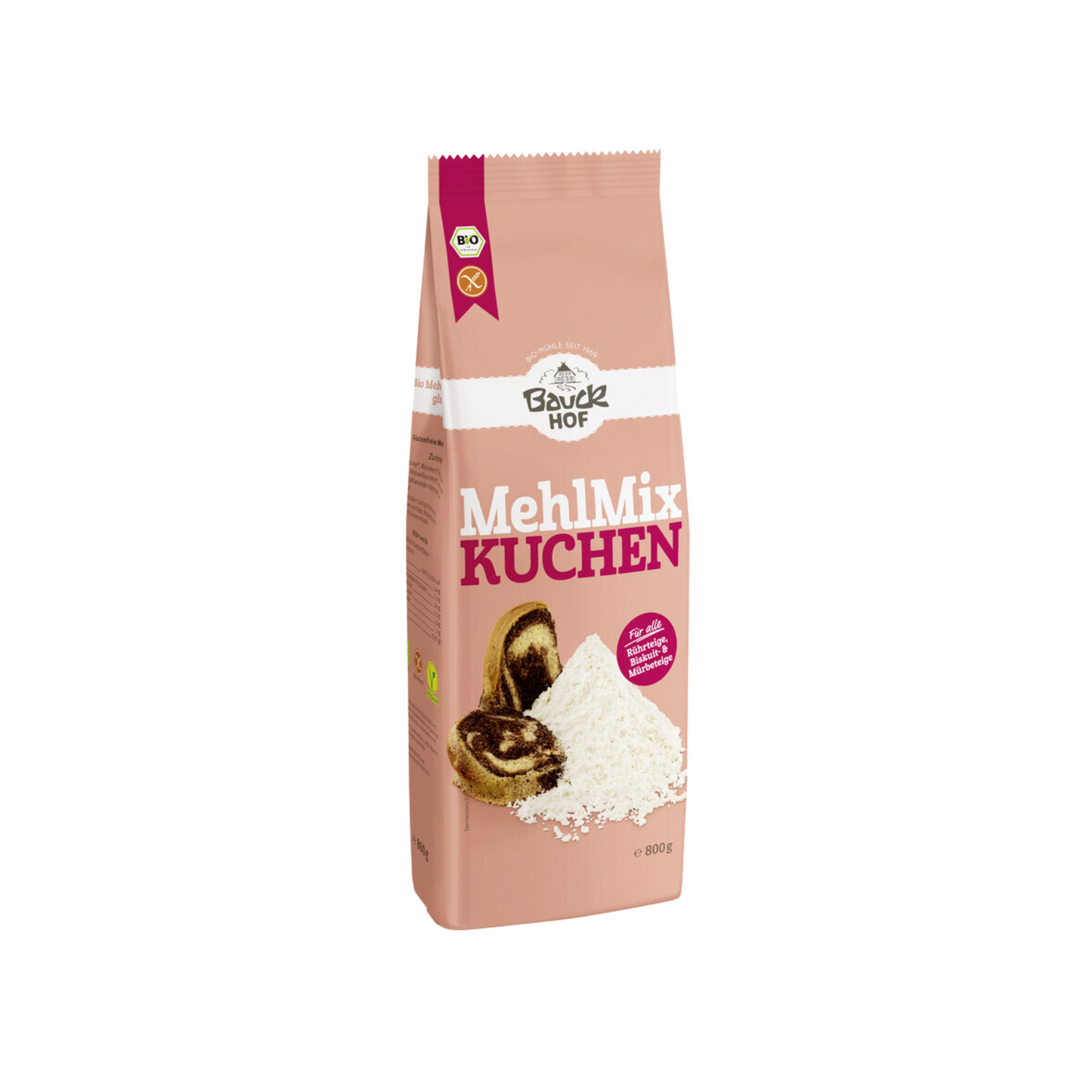 Bio Bauckhof Mehl-Mix Kuchen Glutenfrei 800g