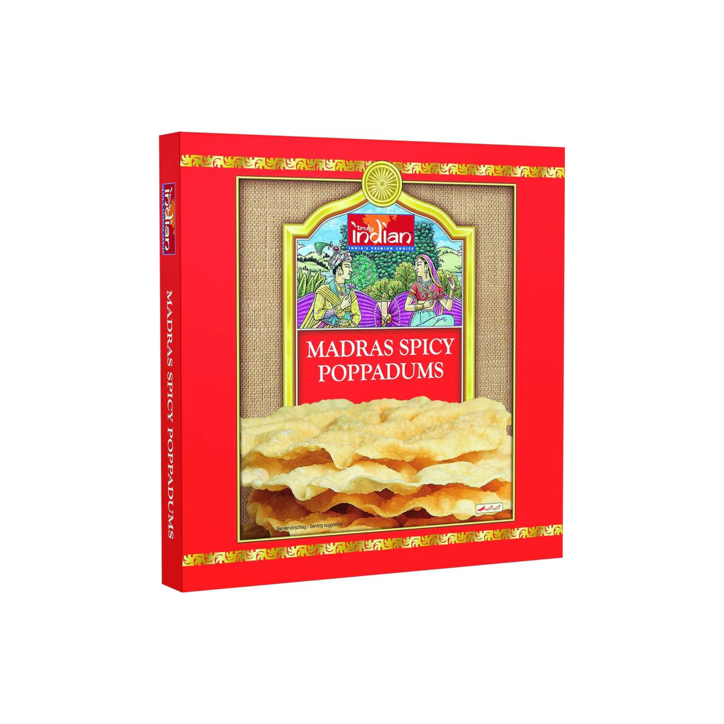Truly Indian Pappadums Madras 112g
