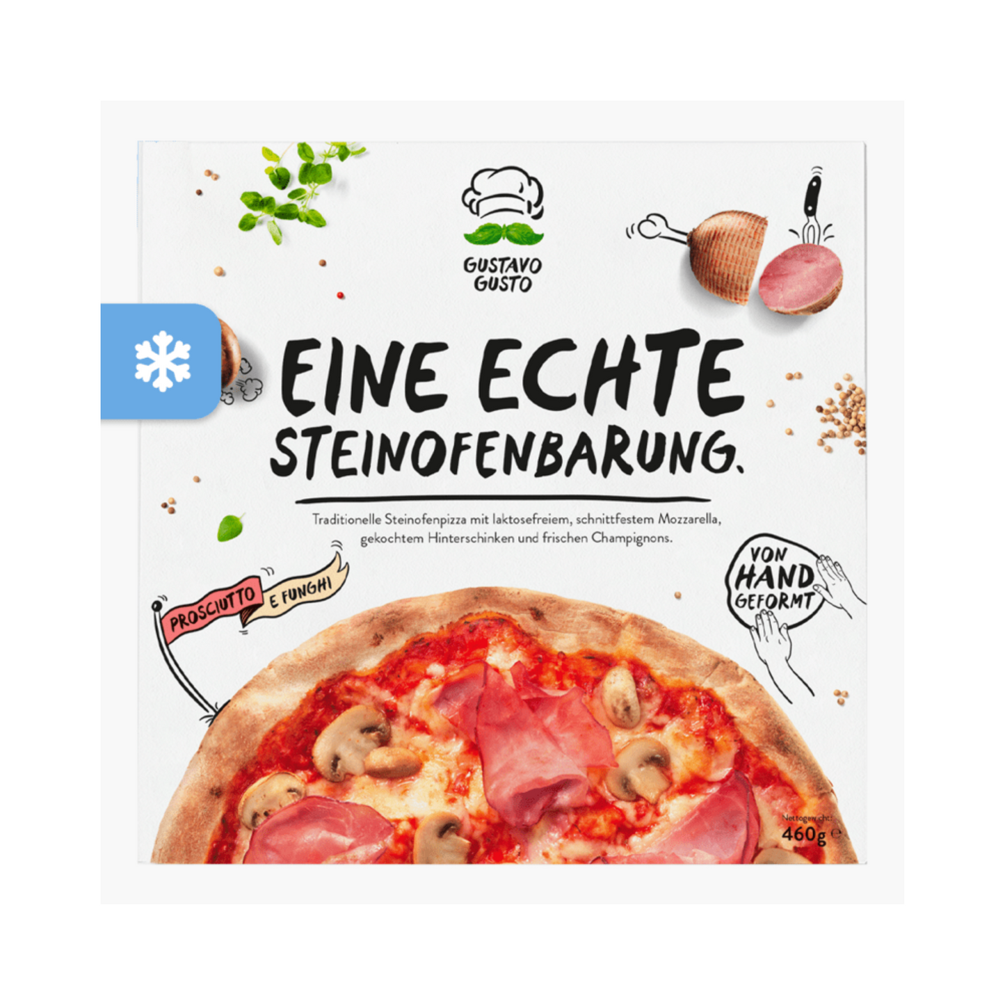 Gustavo Gusto Steinofenpizza Margherita 410g