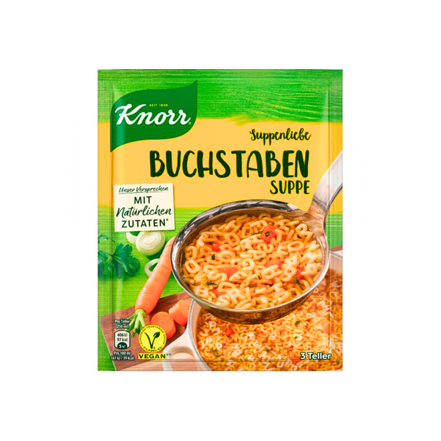 Knorr Suppenliebe Buchstaben für 0,75l 82g