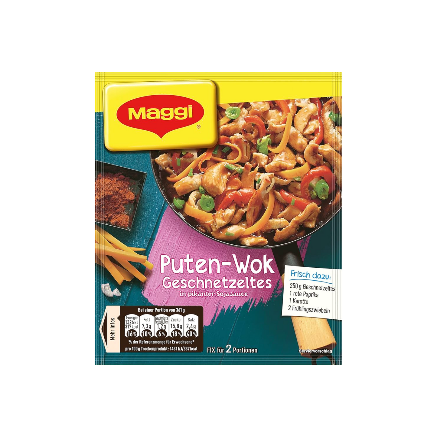 Maggi Fix Puten-Wok Geschnetzeltes 37g