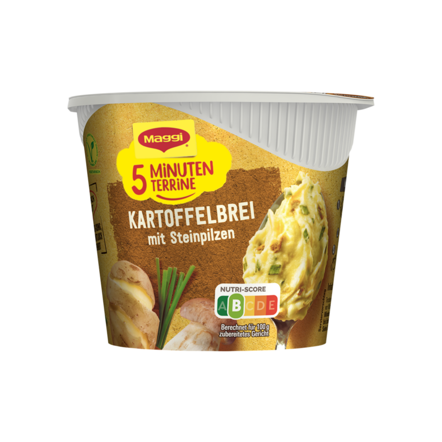 Maggi 5 Minuten Terrine Kartoffelbrei Steinpilze 43g