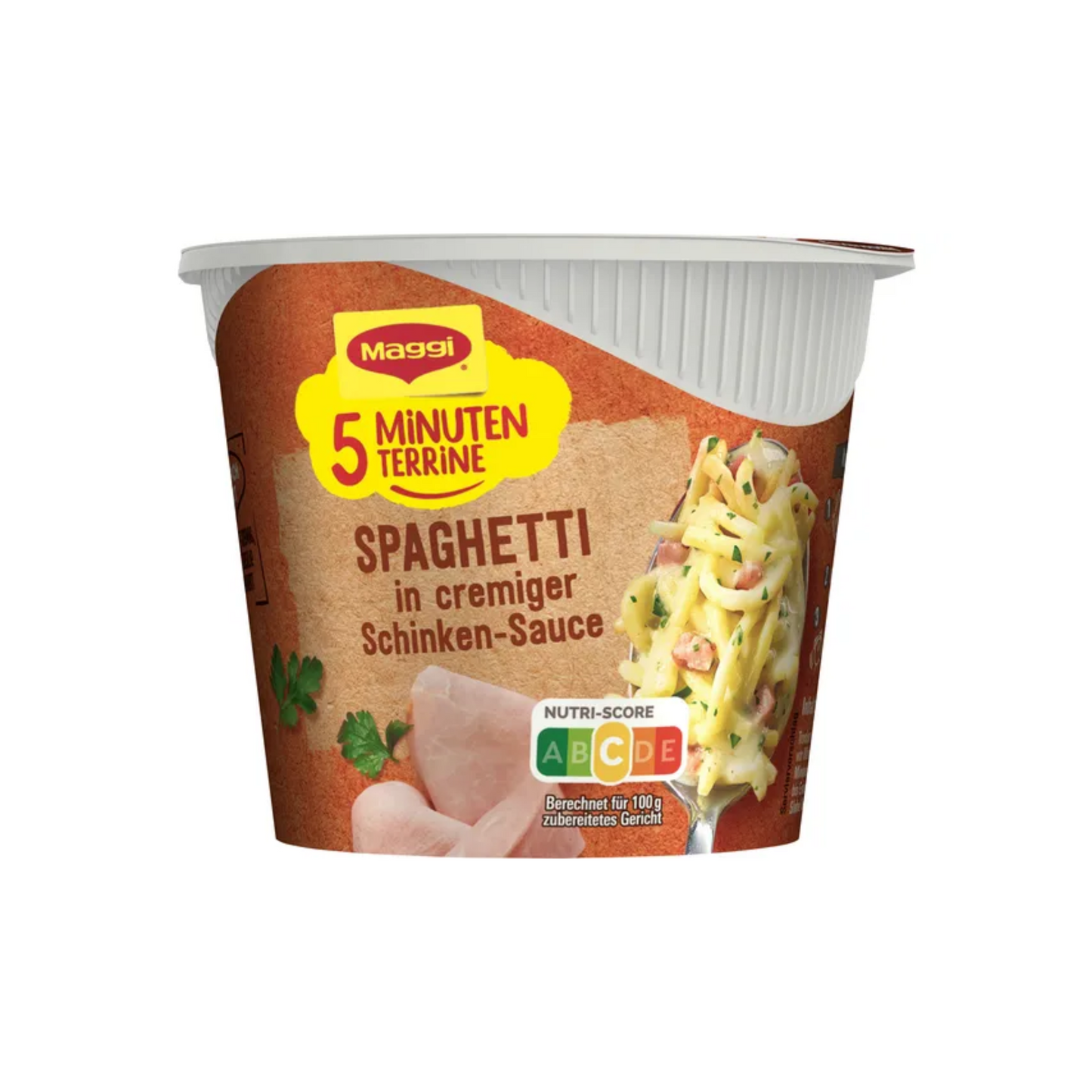 Maggi 5 Minuten Terrine Spaghetti in Schinkensauce 64g