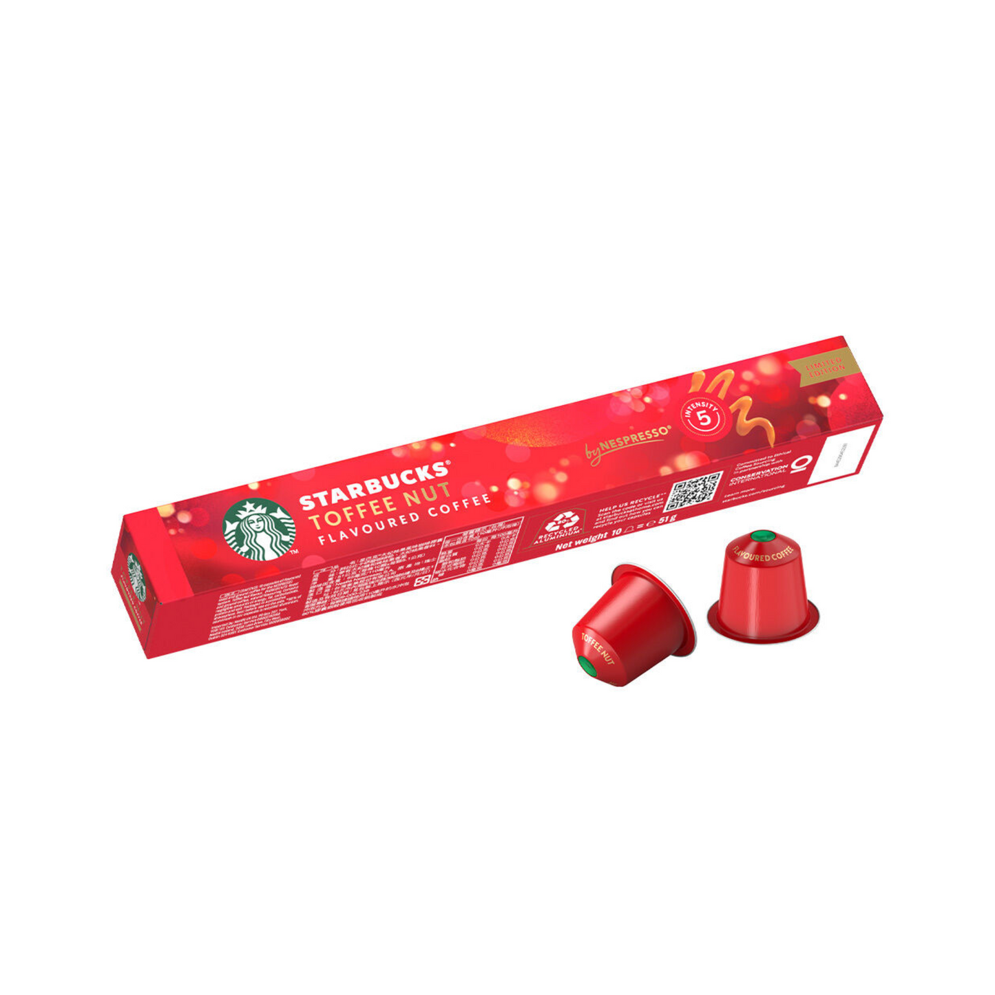 Starbucks Kapseln Toffee Nut Latte by Nespresso 10ST 51g