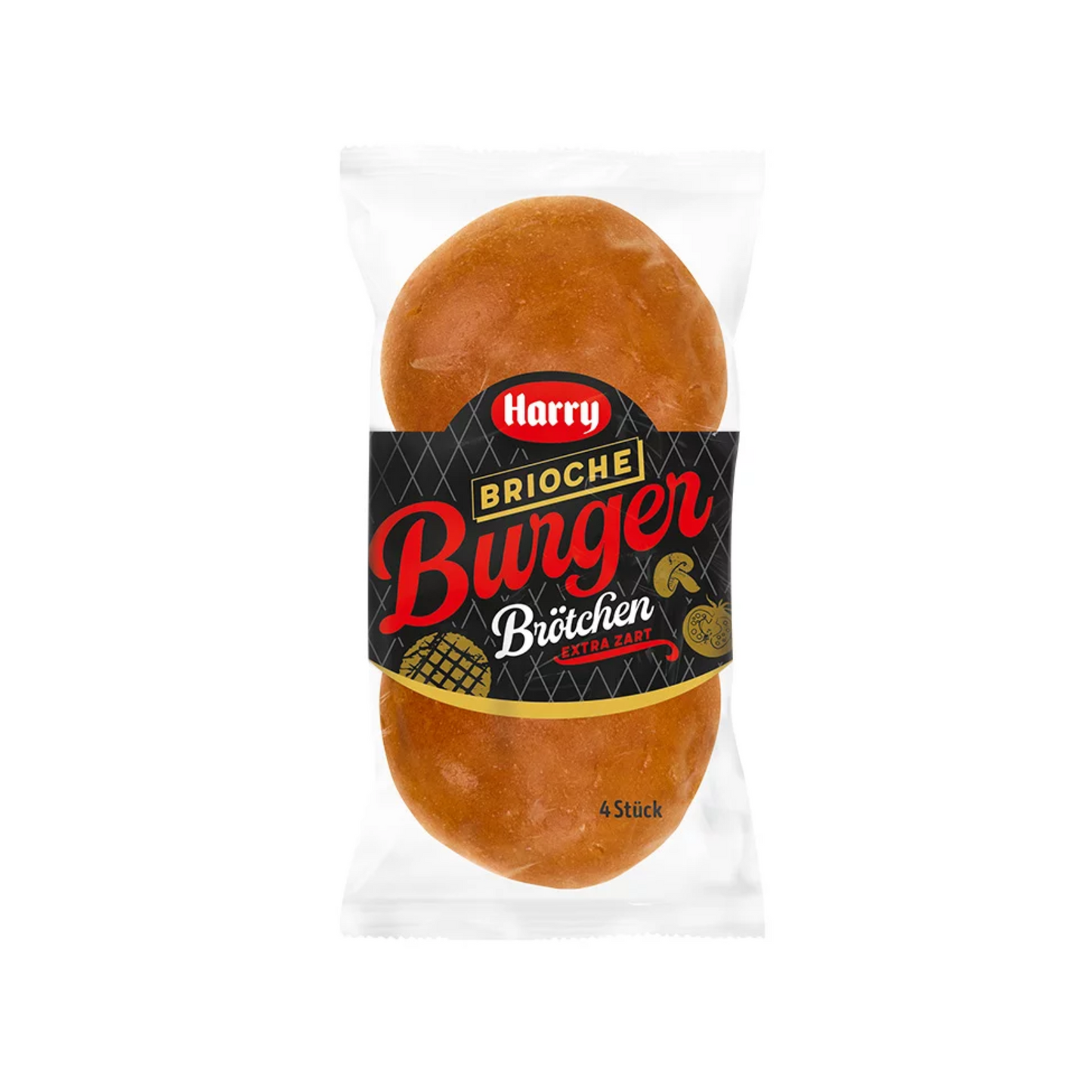 Harry Brioche Burger Brötchen 4ST 250g