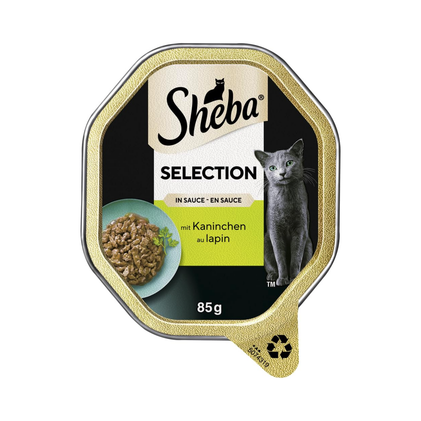 Sheba Selection in Sauce mit Kaninchenhäppchen 85g