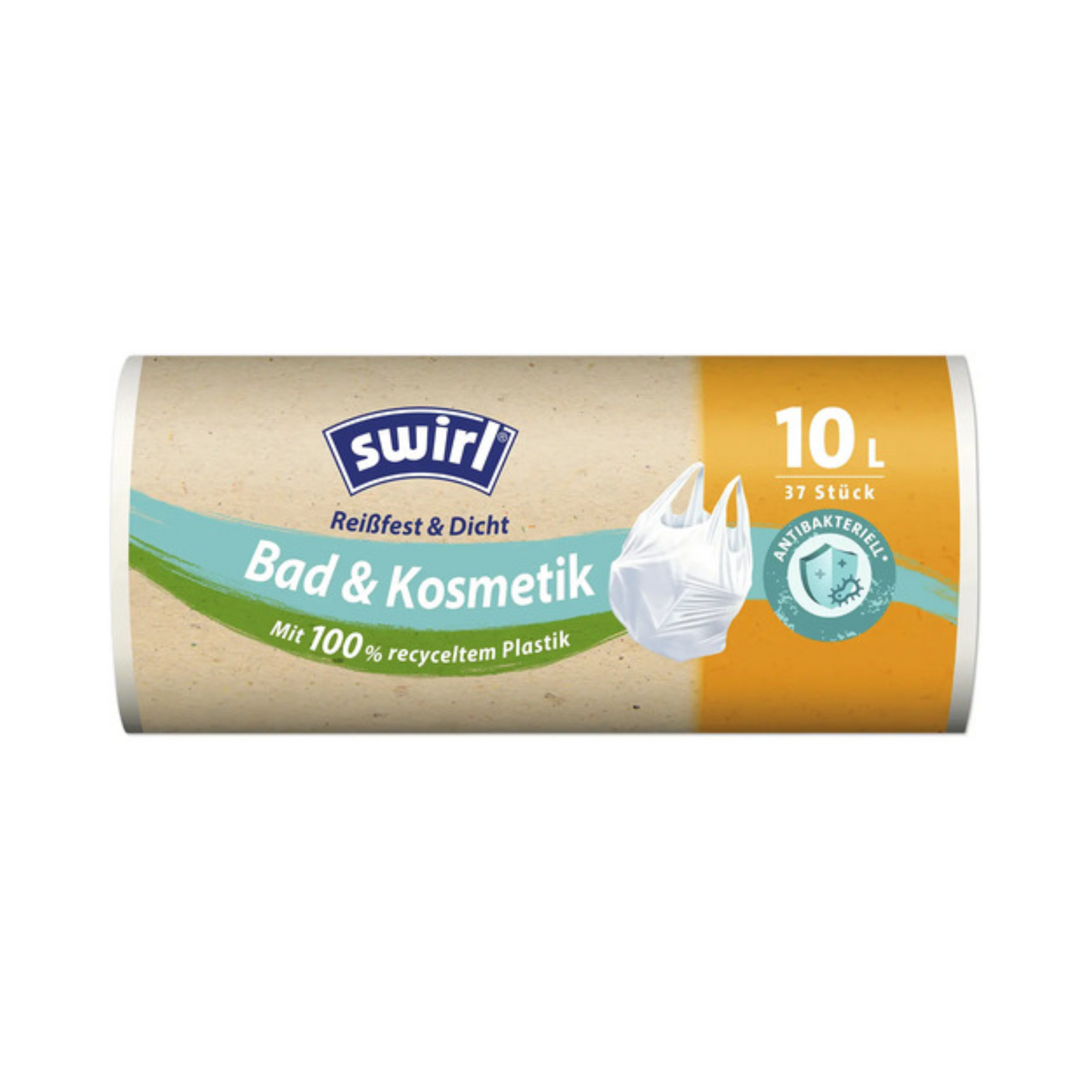 Swirl Tragegriff Müllbeutel Bad&Kosmetik 10l 37ST