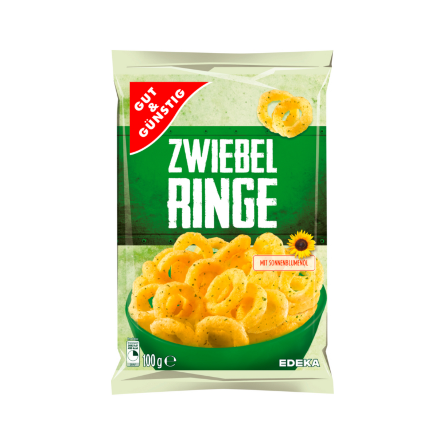 GUT&GÜNSTIG Zwiebelringe 100g