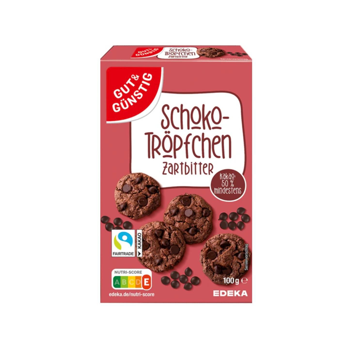 GUT&GÜNSTIG Schoko Tropfen Zartbitter 100g