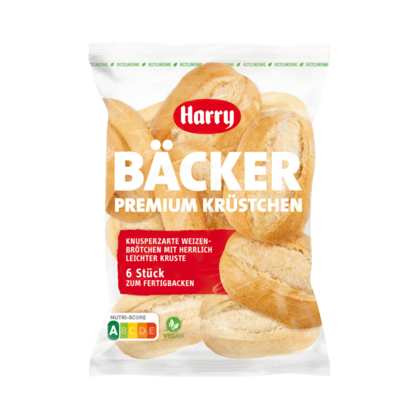 Harry Premiumkrüstchen zum Fertigbacken 6ST 480g