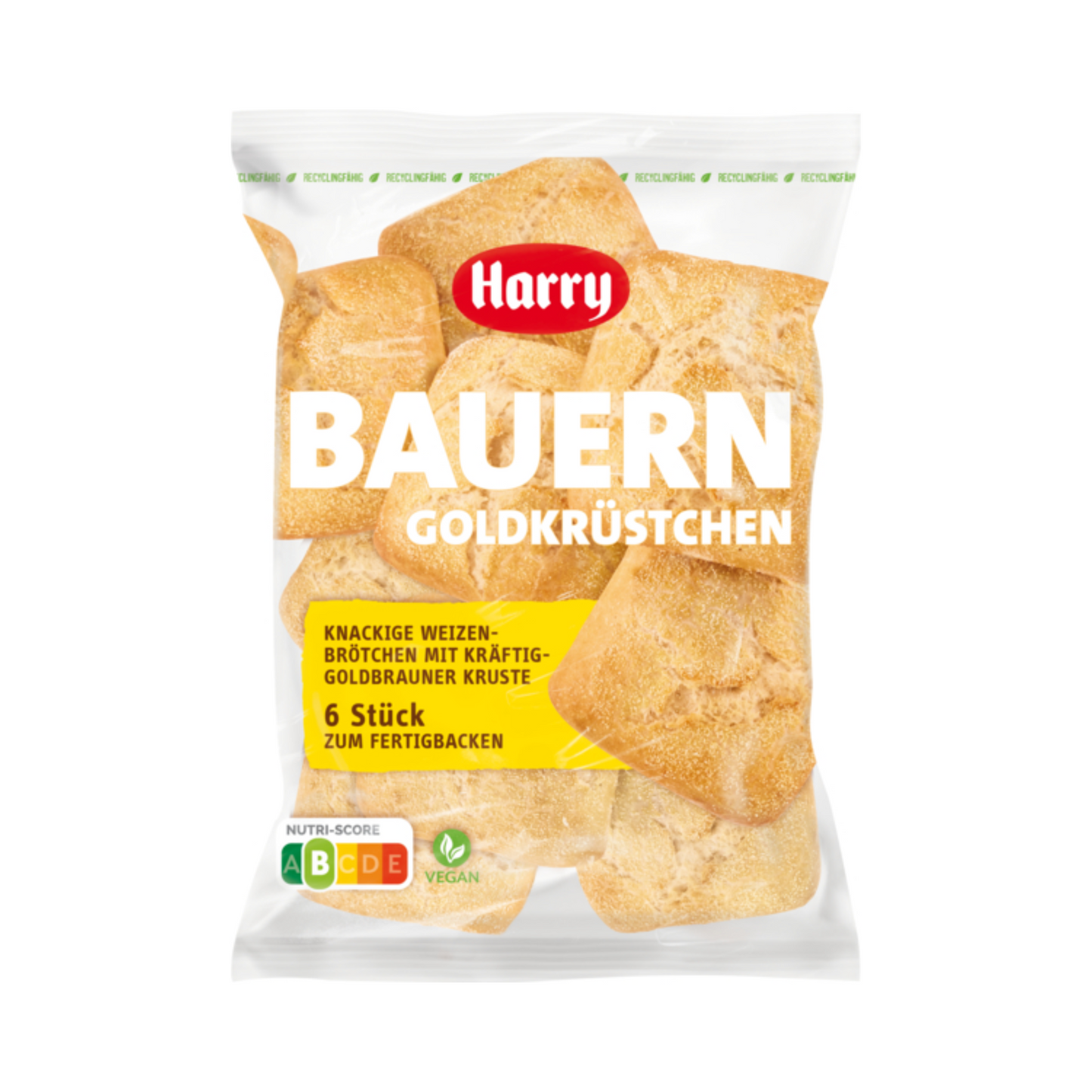 Harry Bauern Goldkrüstchen zum Fertigbacken 6ST 480g
