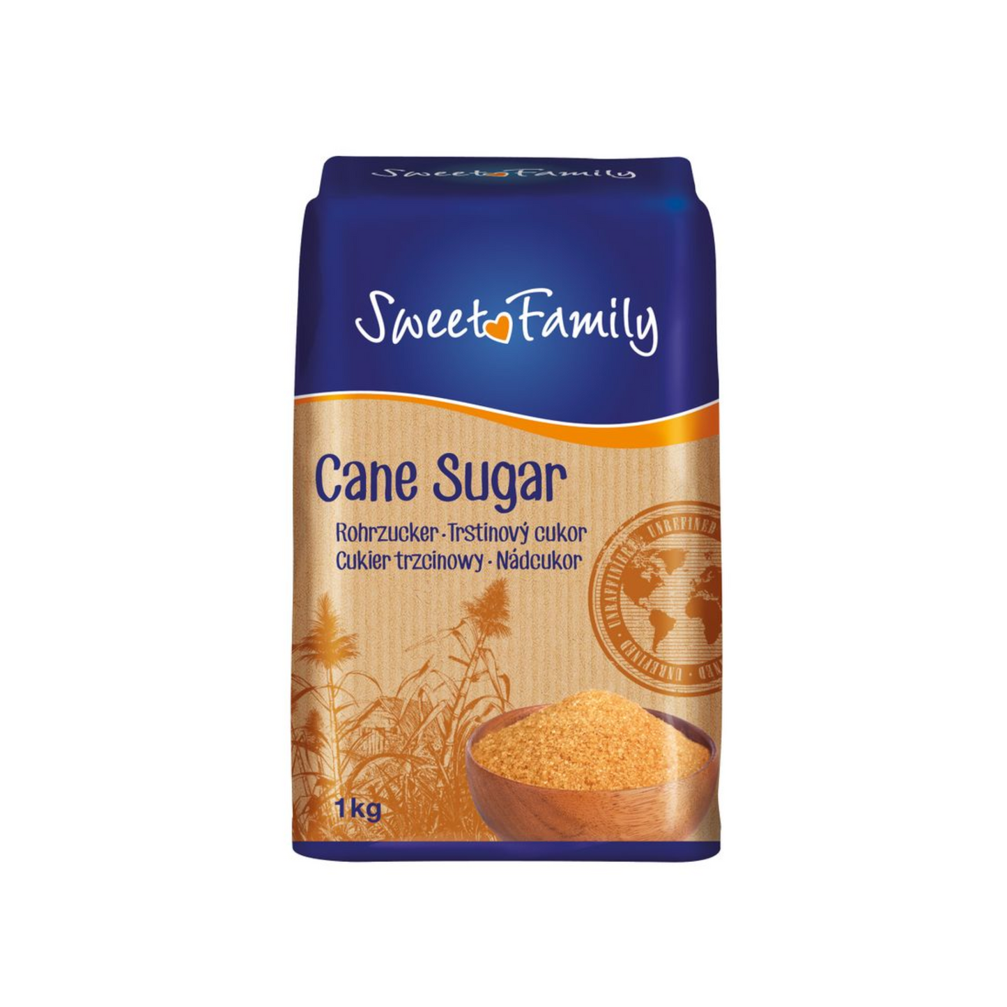 Sweet Family Nordzucker Brauner Rohrzucker 1kg