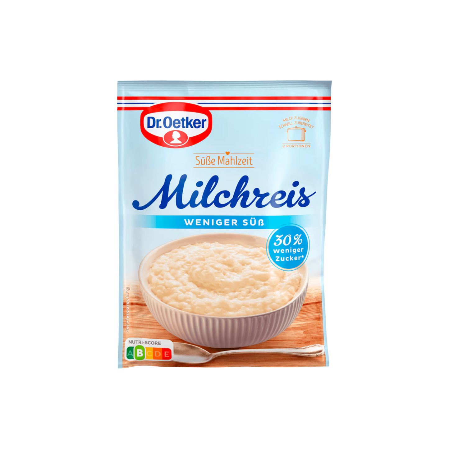 Dr.Oetker Milchreis weniger süß für 500ml 112g